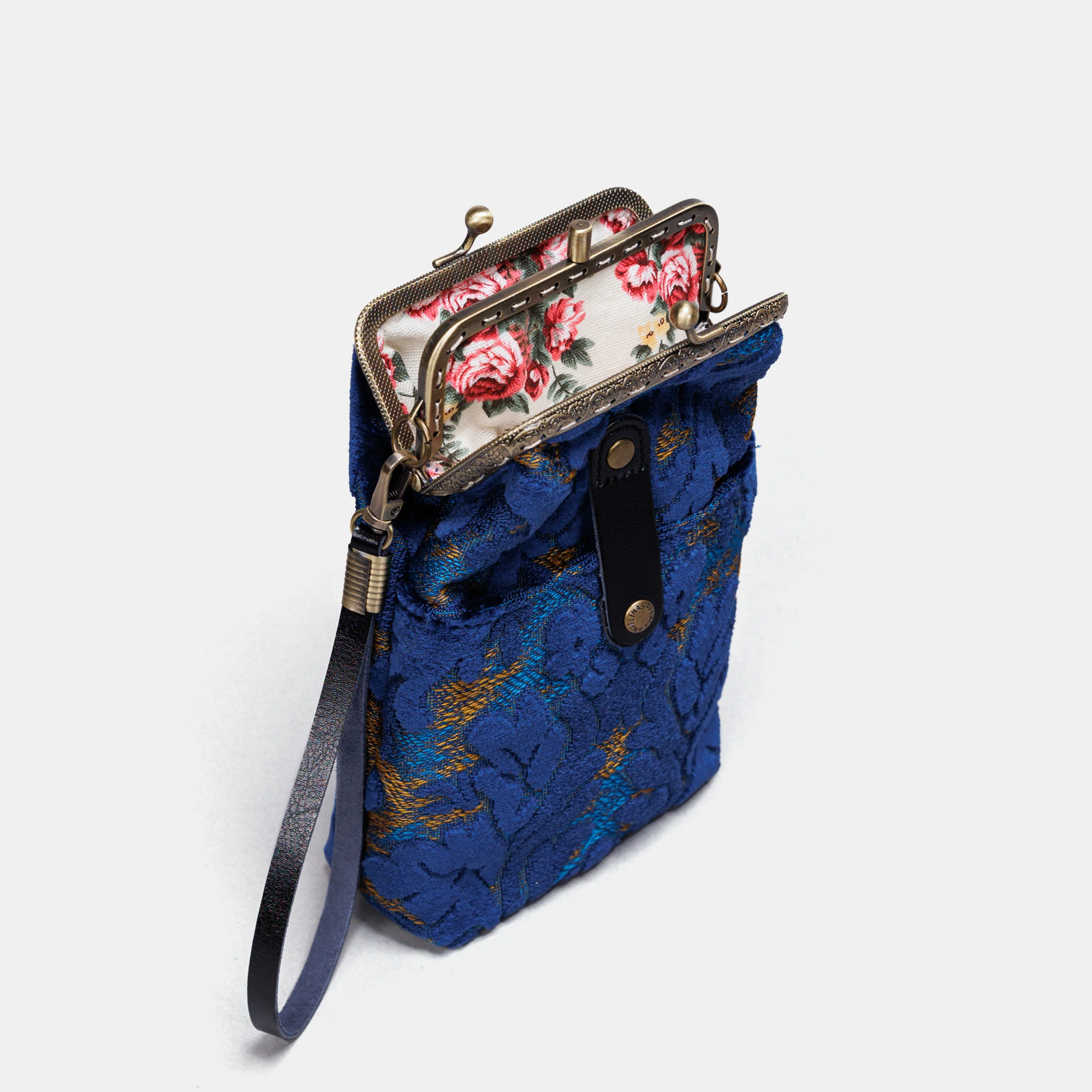 Burnout Velvet Navy Carpet Phone Case - Image 6