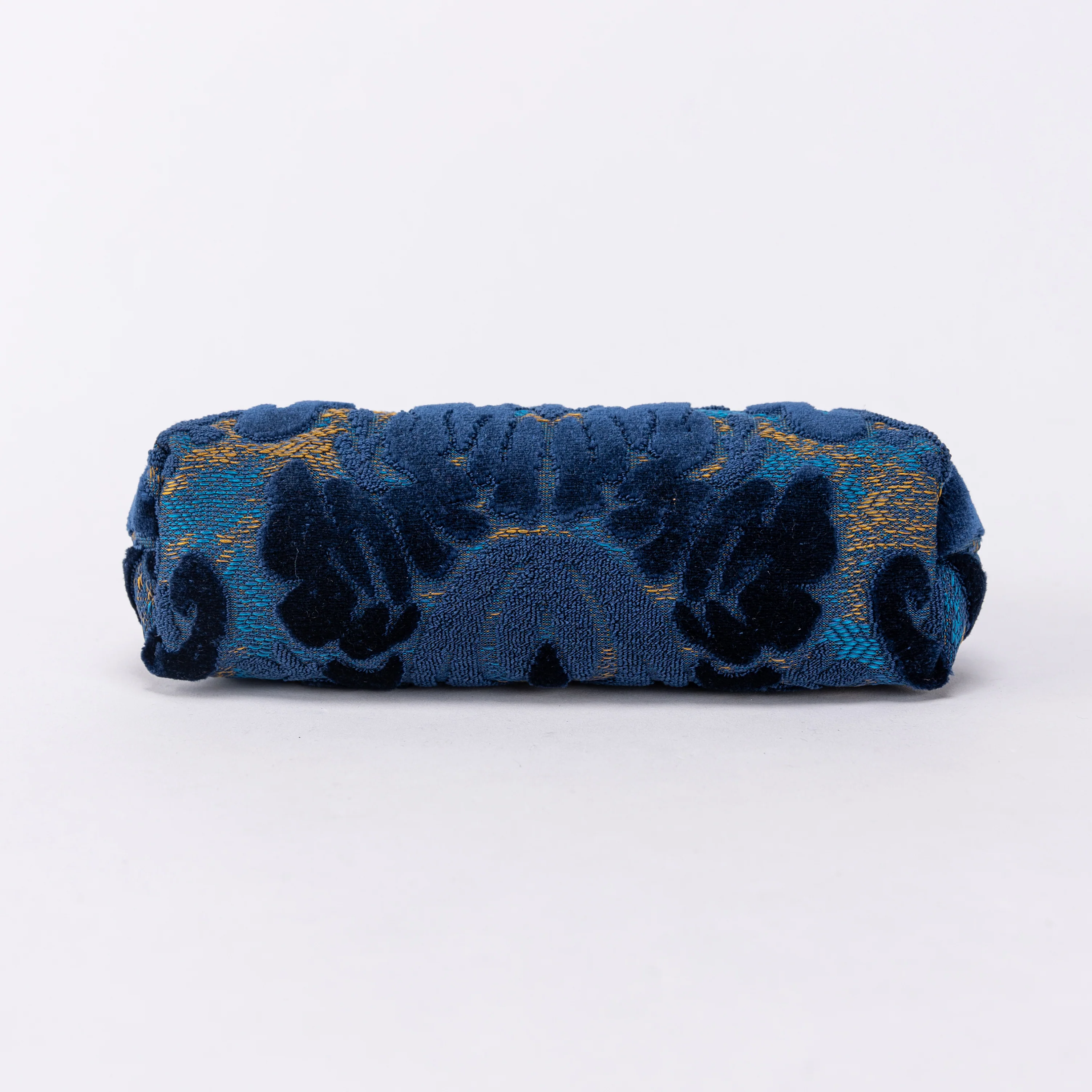 Burnout Velvet Navy Alma Clutch - Image 6
