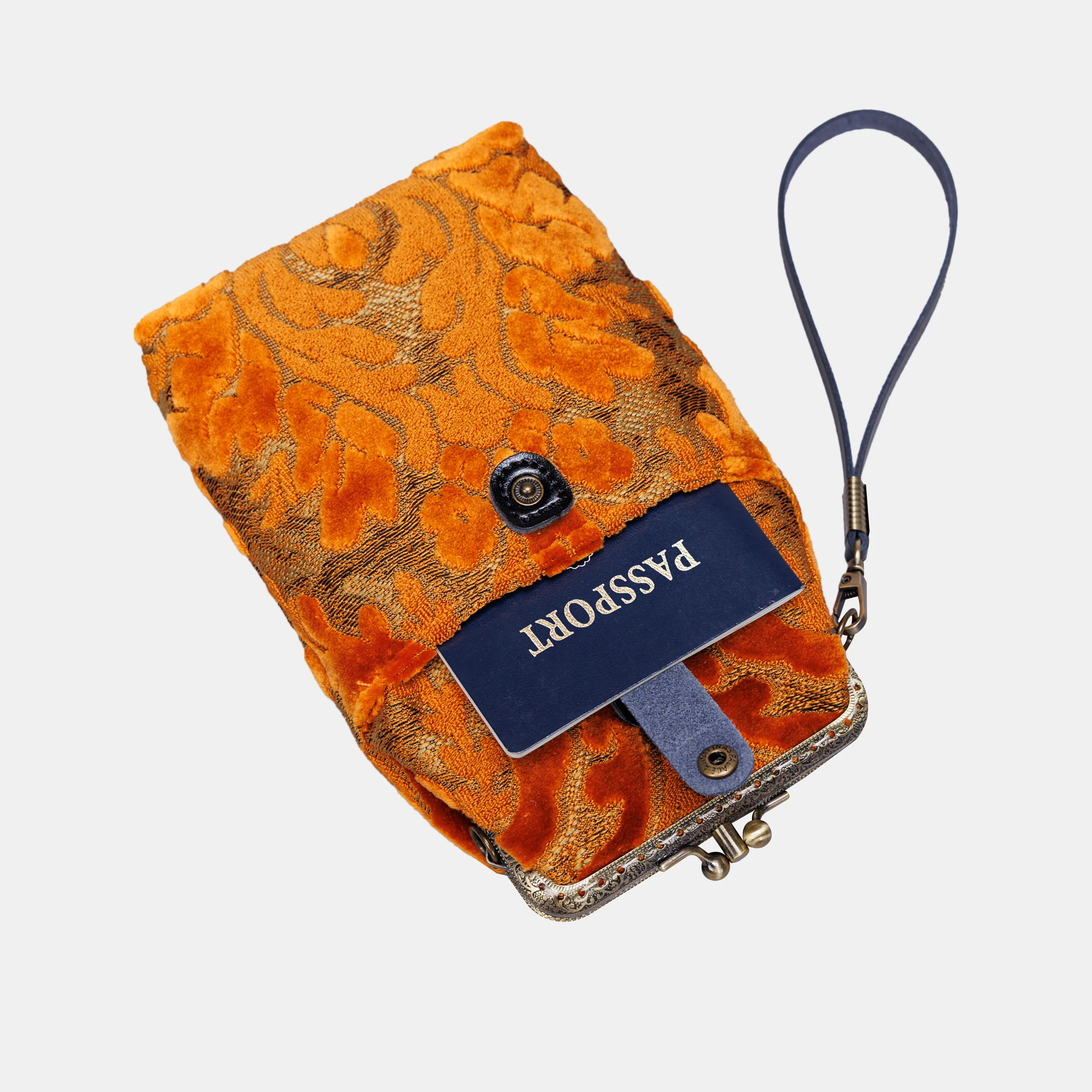 Burnout Velvet Orange Carpet Phone Case - Image 3