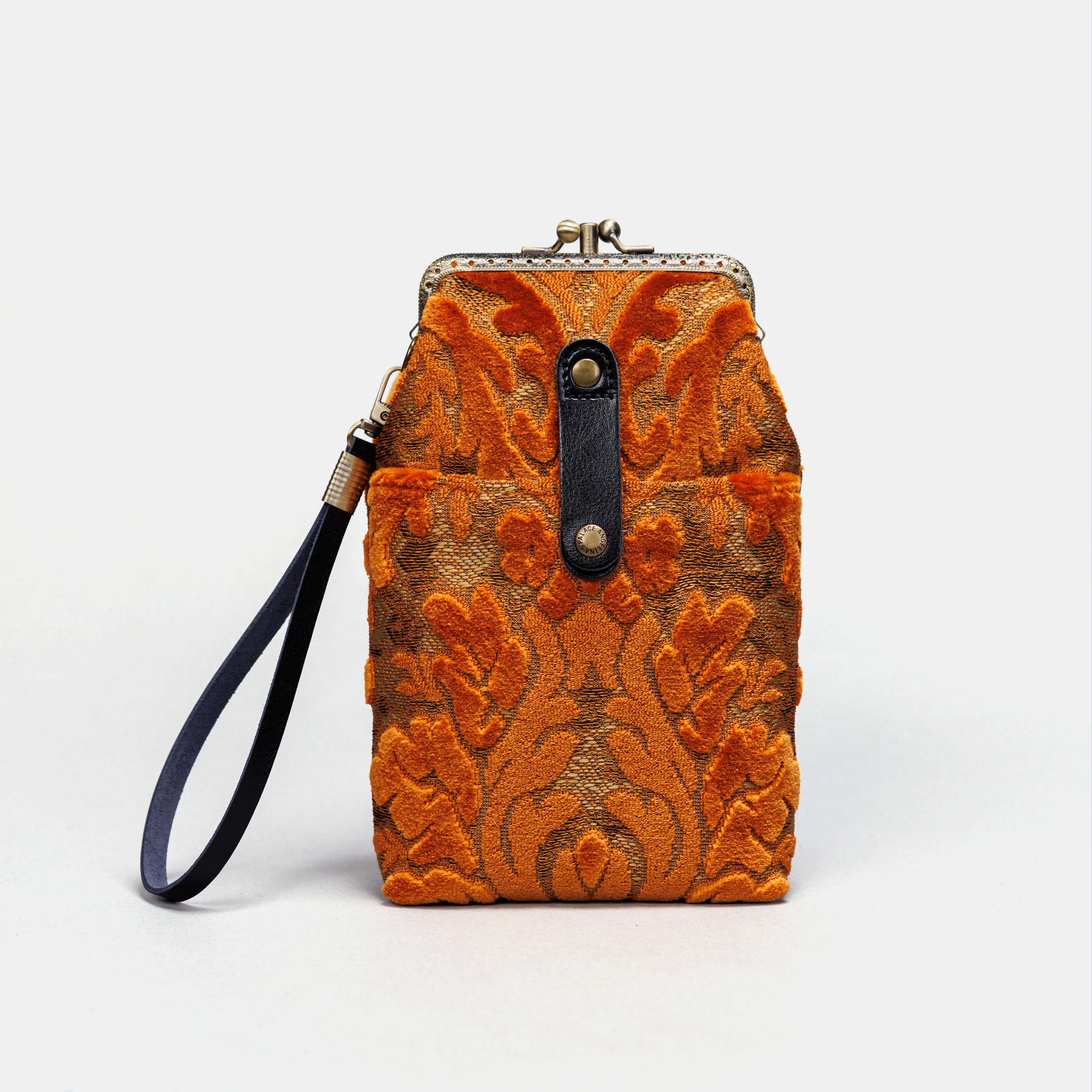 Burnout Velvet Orange Carpet Phone Case - Image 4