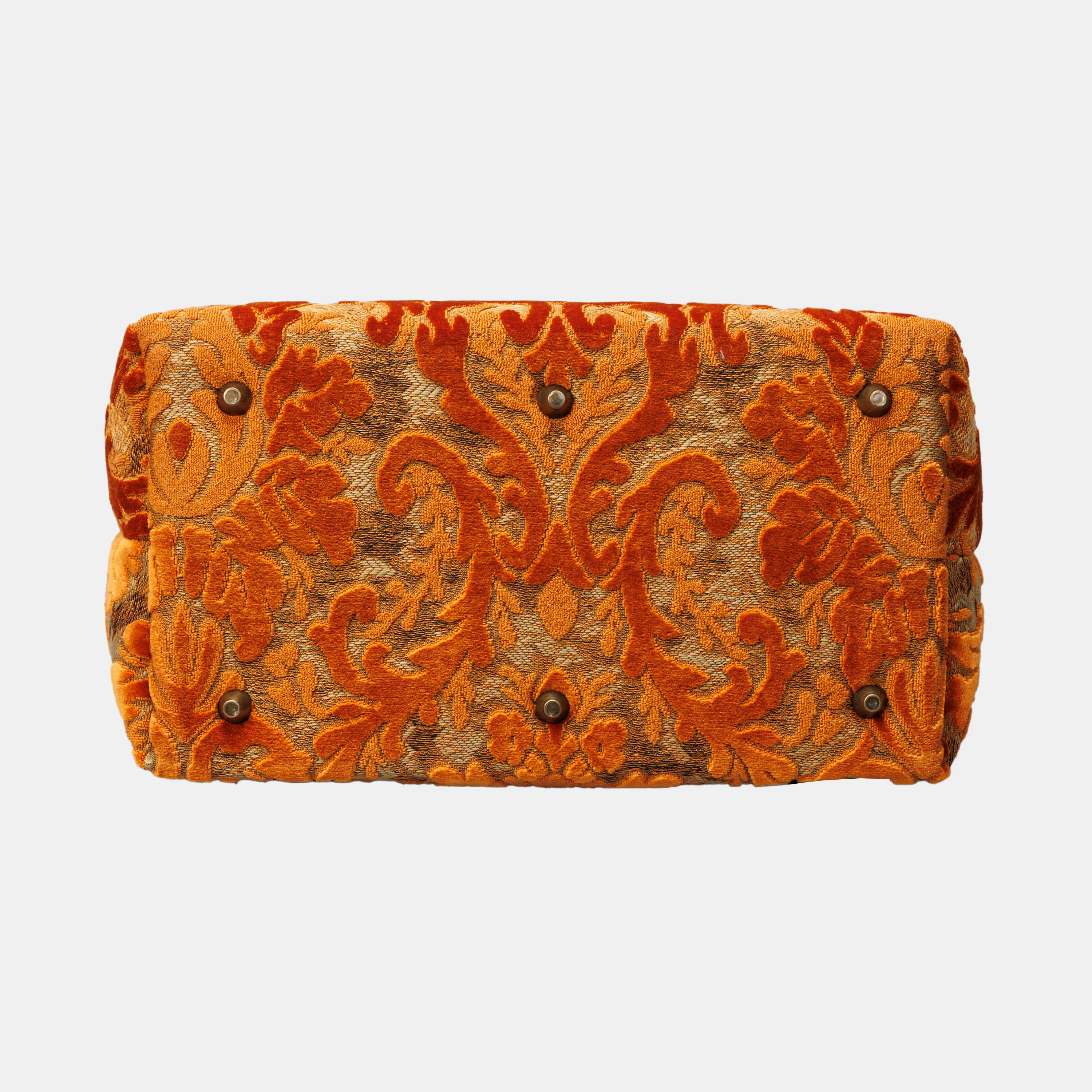 Burnout Velvet Orange Carpet Laptop Backpack - Image 7