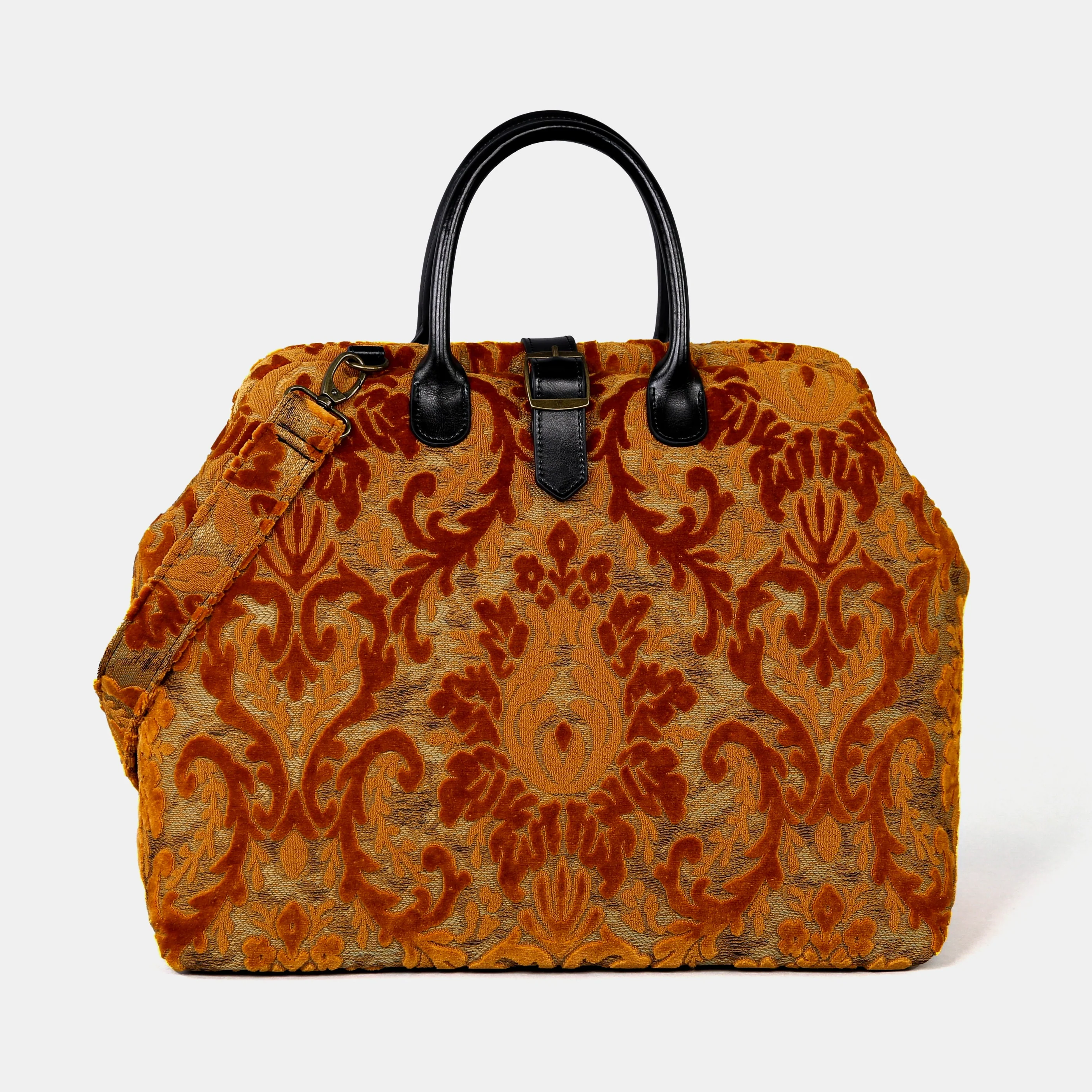 Burnout Velvet Orange Mary Poppins Weekender