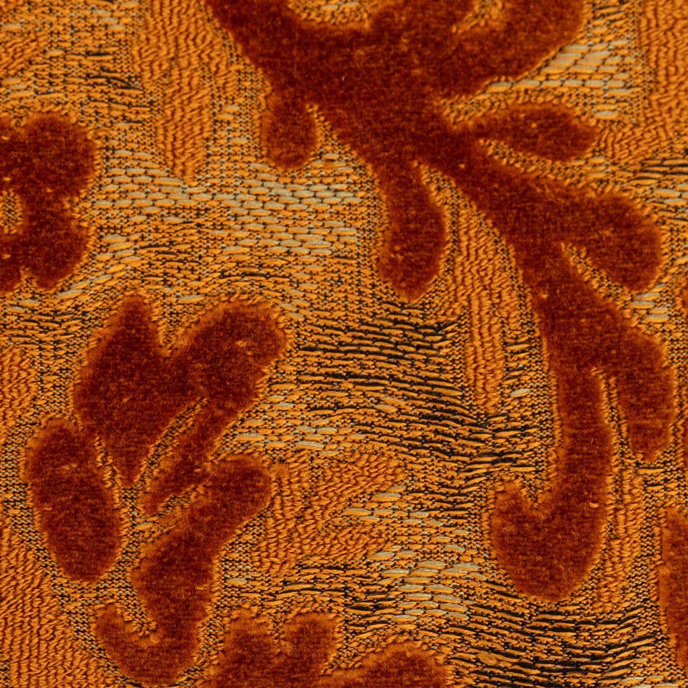 Burnout Velvet Orange Checkbook Cover - Image 5