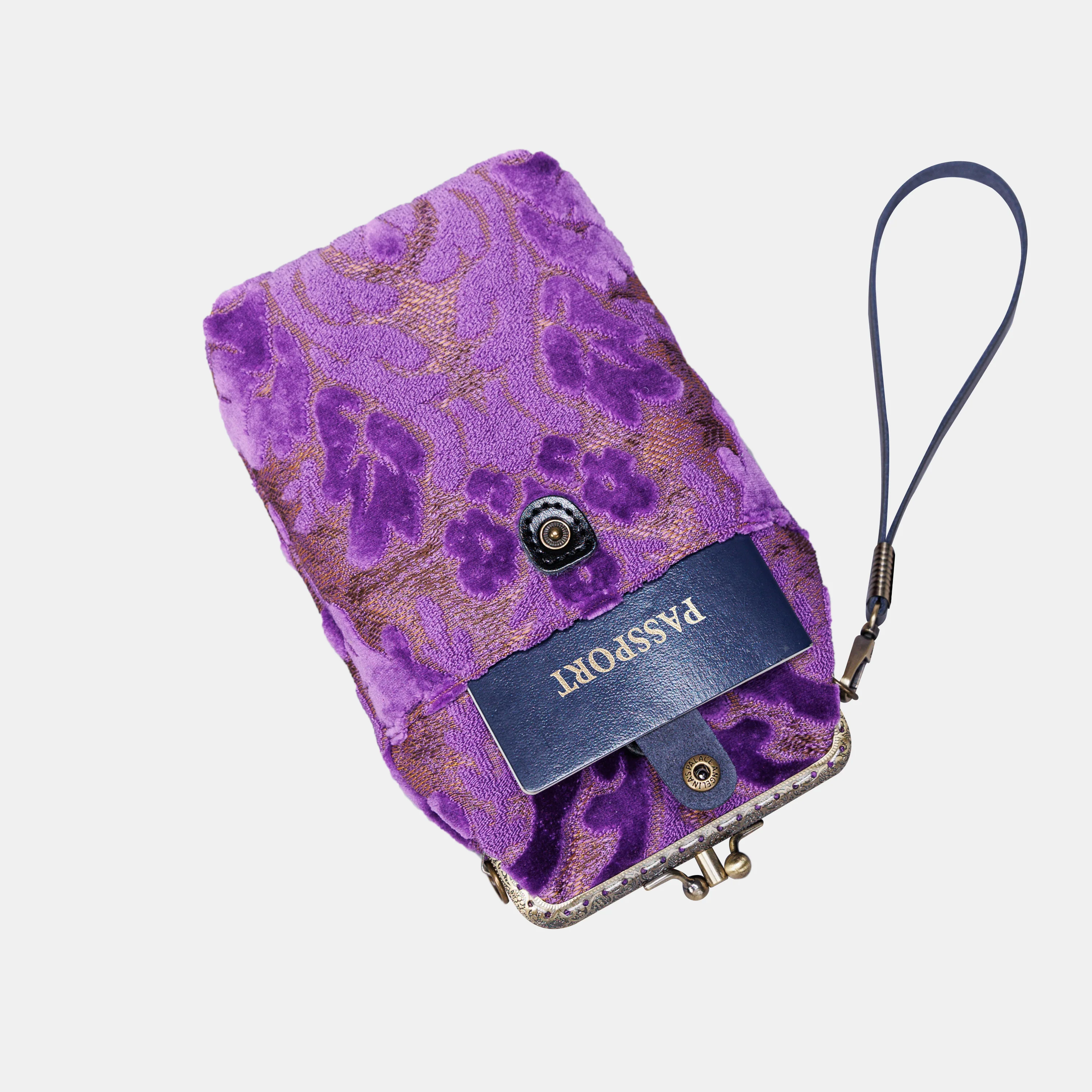 Burnout Velvet Purple Carpet Phone Case - Image 3