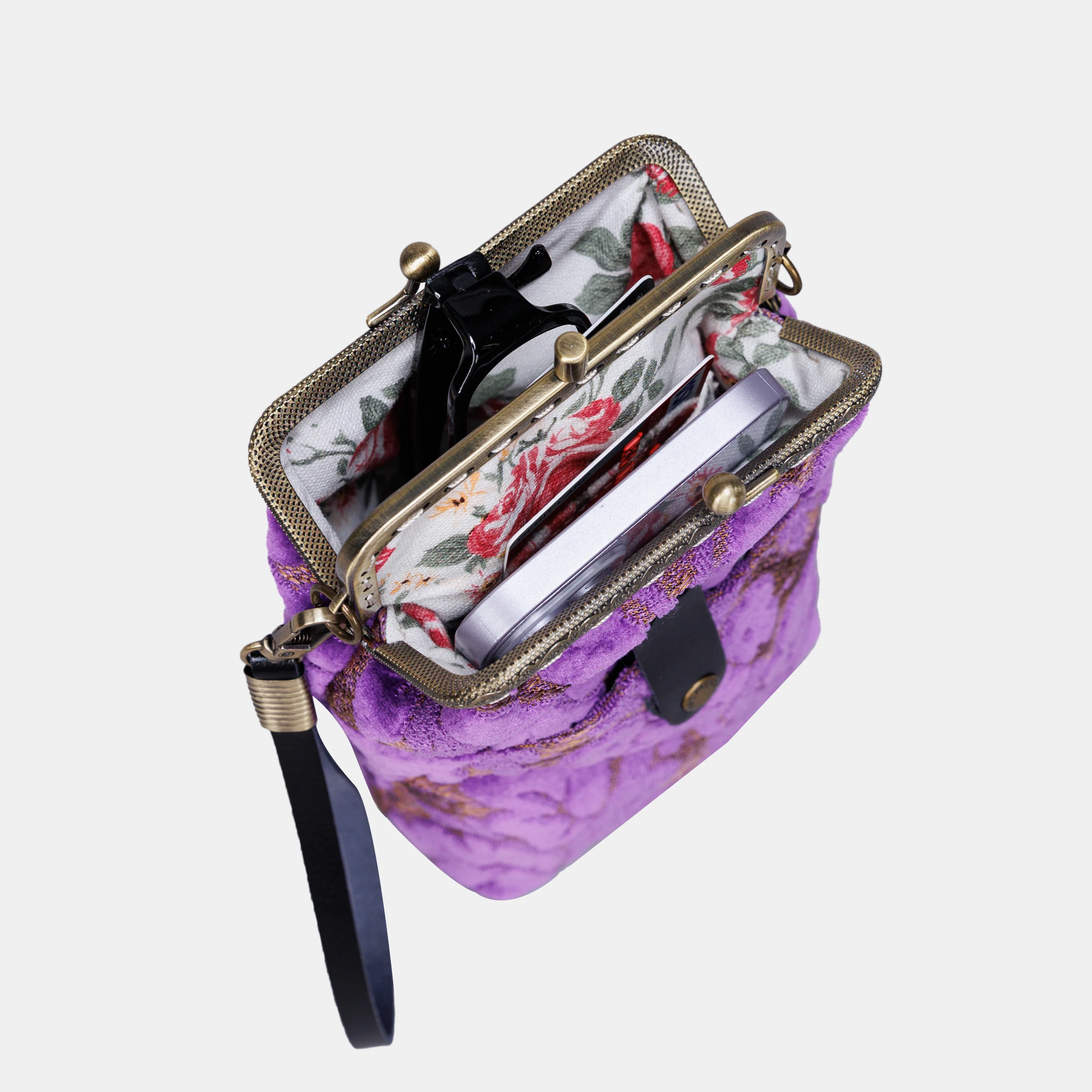 Burnout Velvet Purple Carpet Phone Case - Image 5