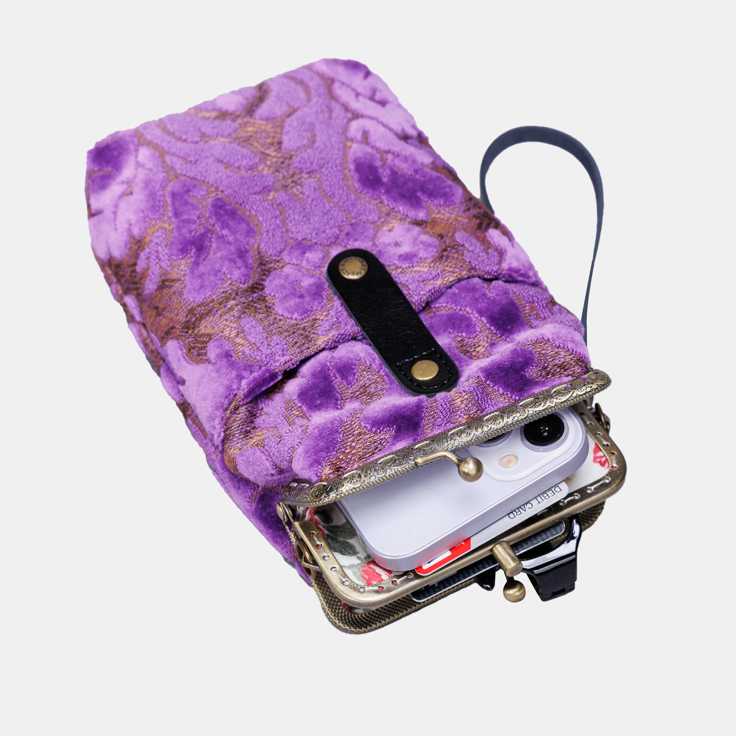 Burnout Velvet Purple Carpet Phone Case - Image 6