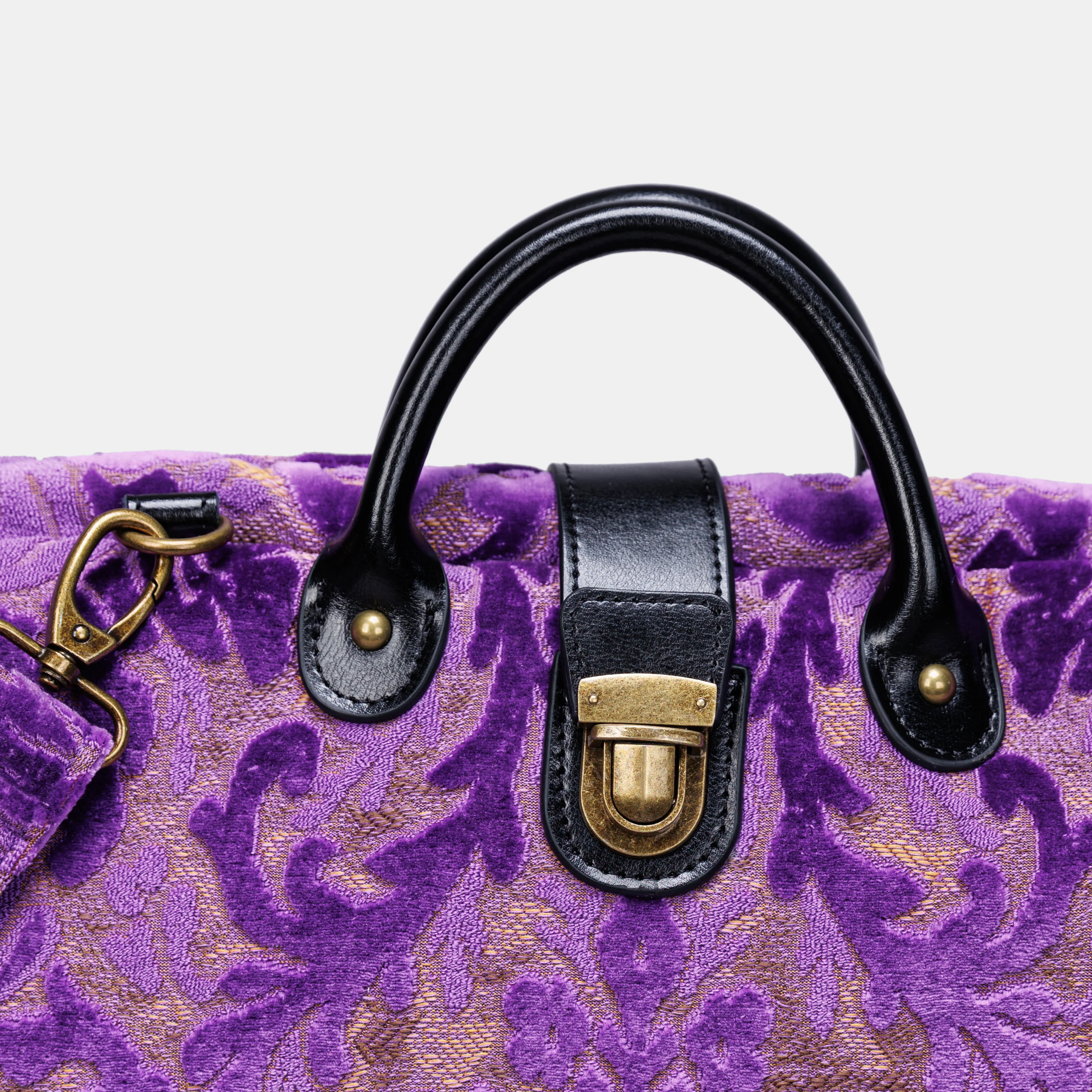 Burnout Velvet Purple Laptop Work Bag - Image 5