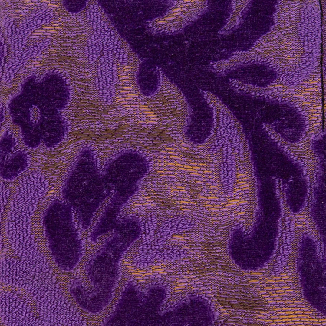 Burnout Velvet Purple Checkbook Cover - Image 5