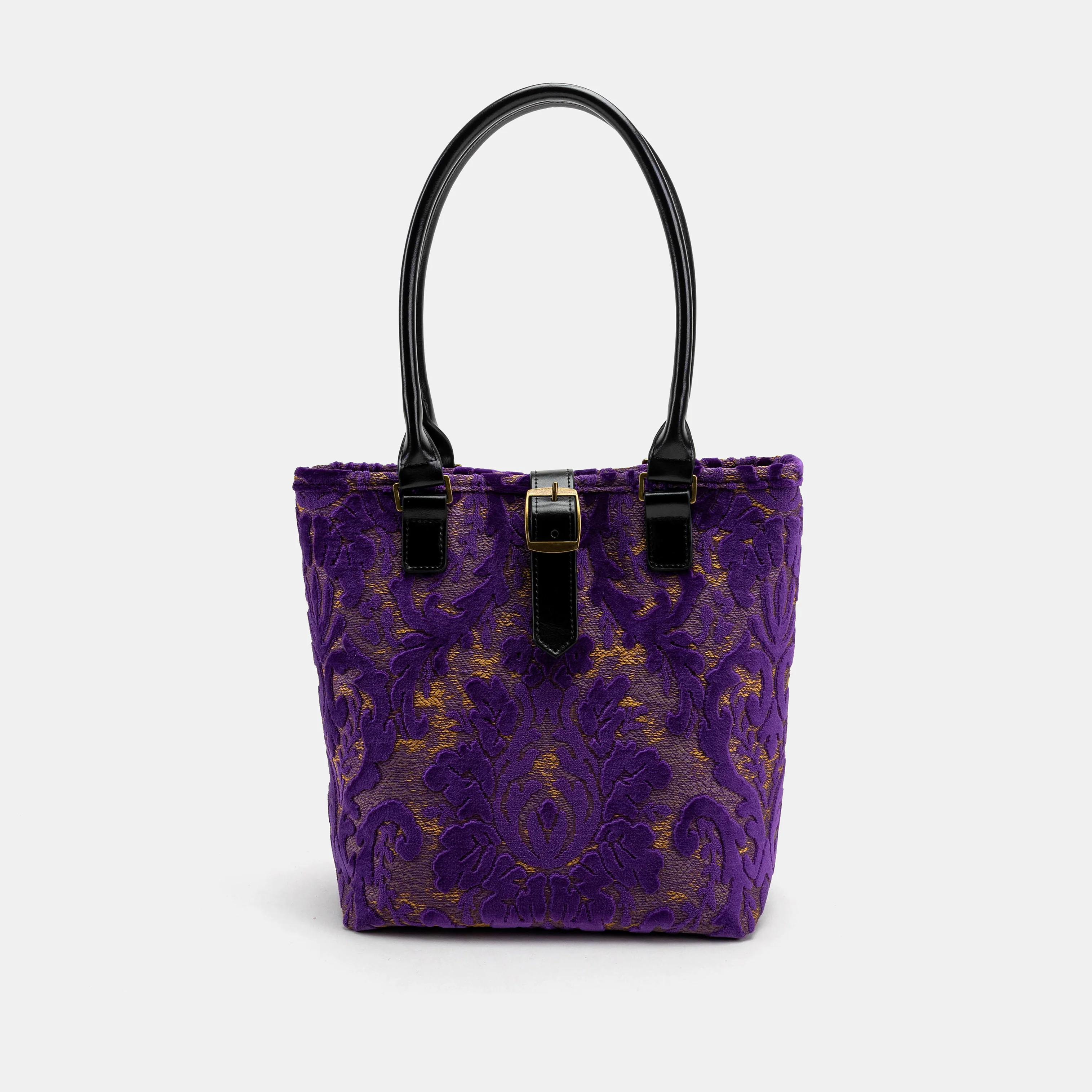 Burnout Velvet Purple Everyday Tote