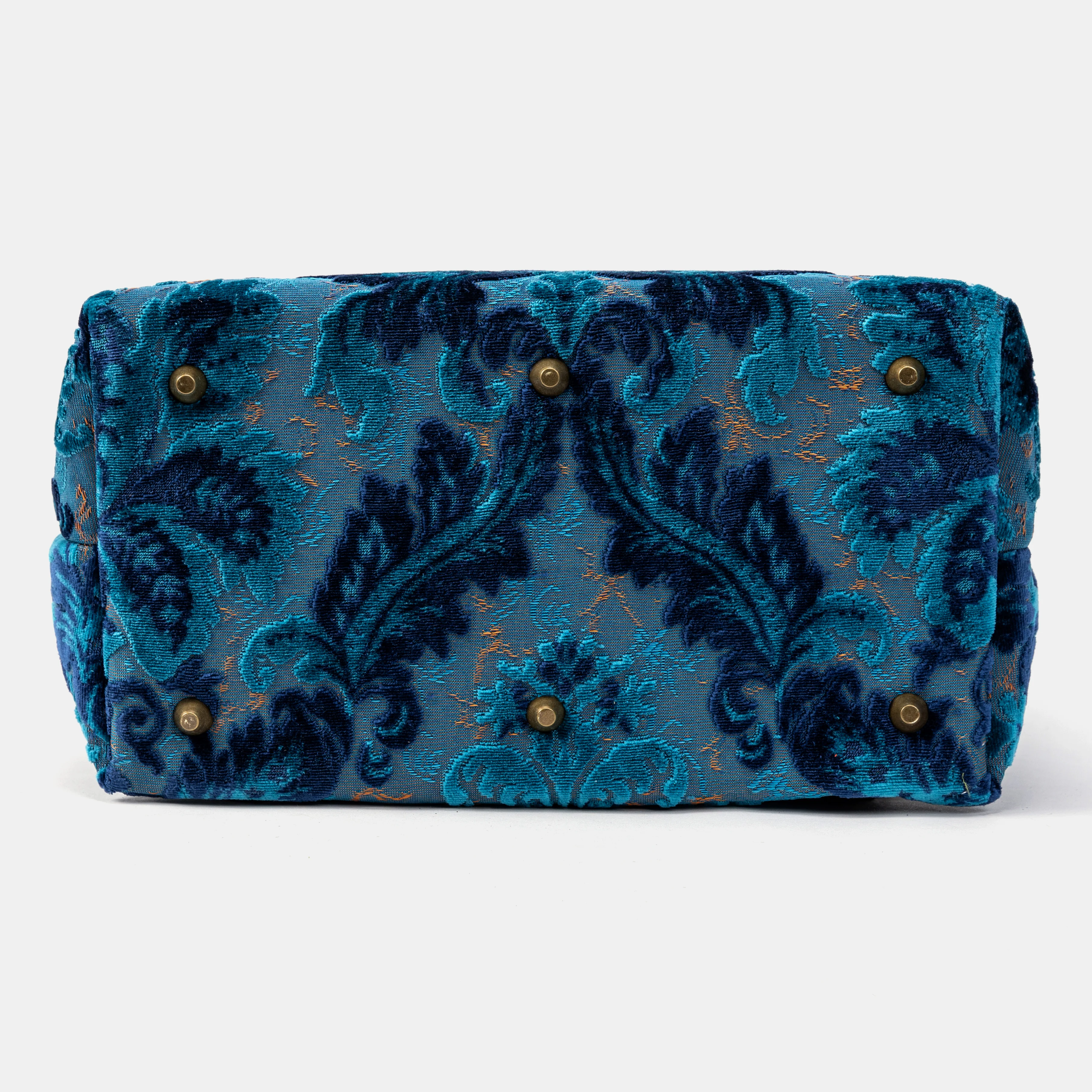 Burnout Velvet Revival Aqua Carpet Laptop Backpack - Image 7
