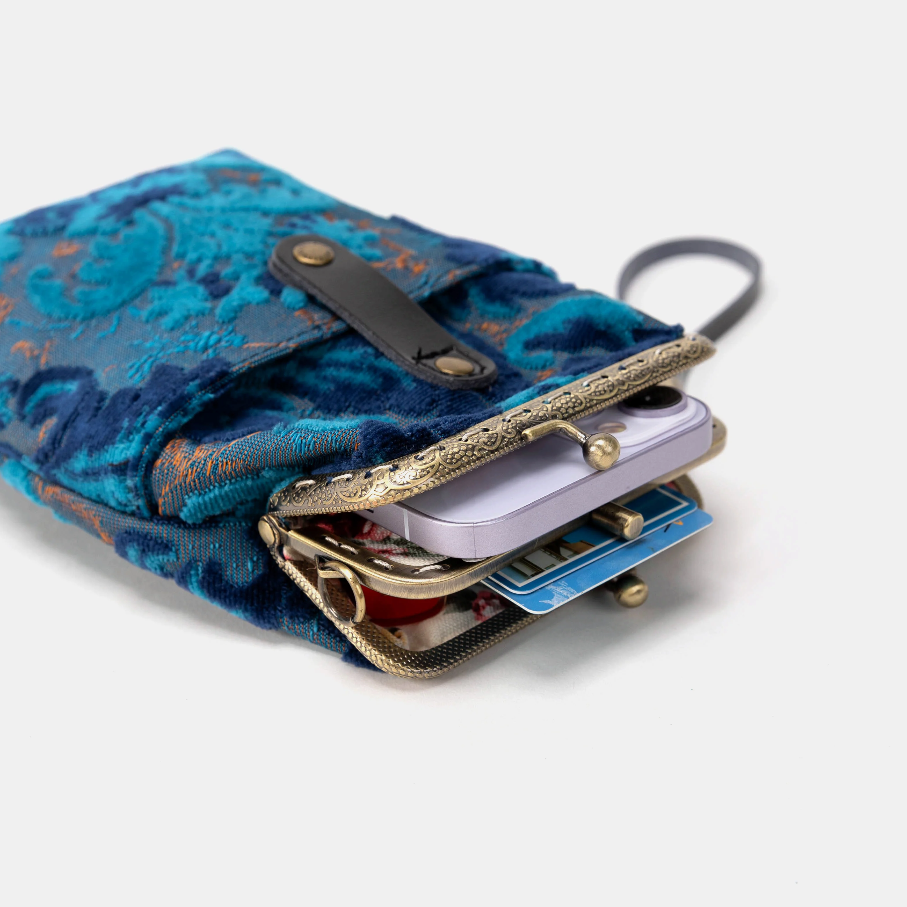 Burnout Velvet Revival Aqua Carpet Phone Case - Image 8