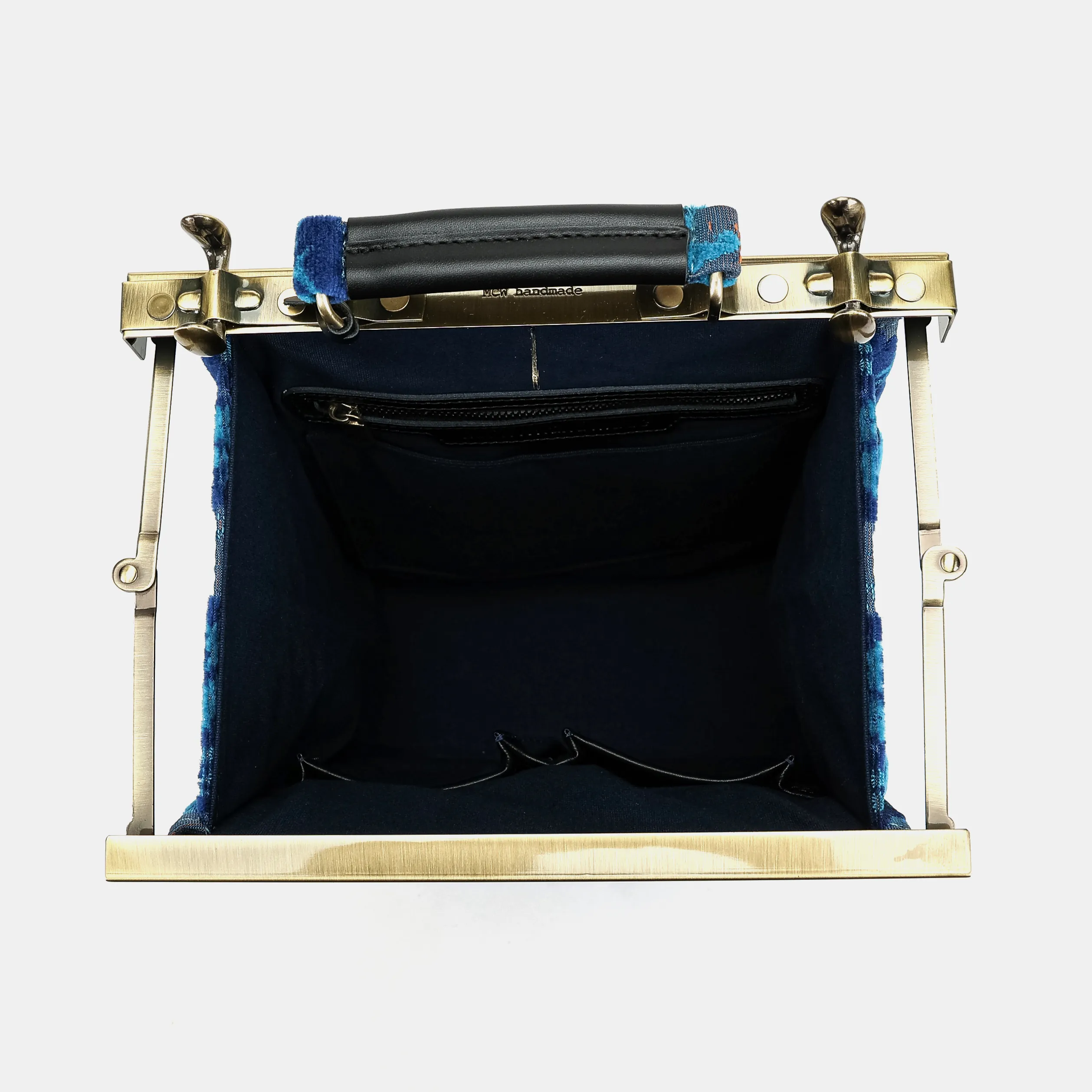 Burnout Velvet Revival Aqua Helena Carpet Backpack Gladstone Bag - Image 8