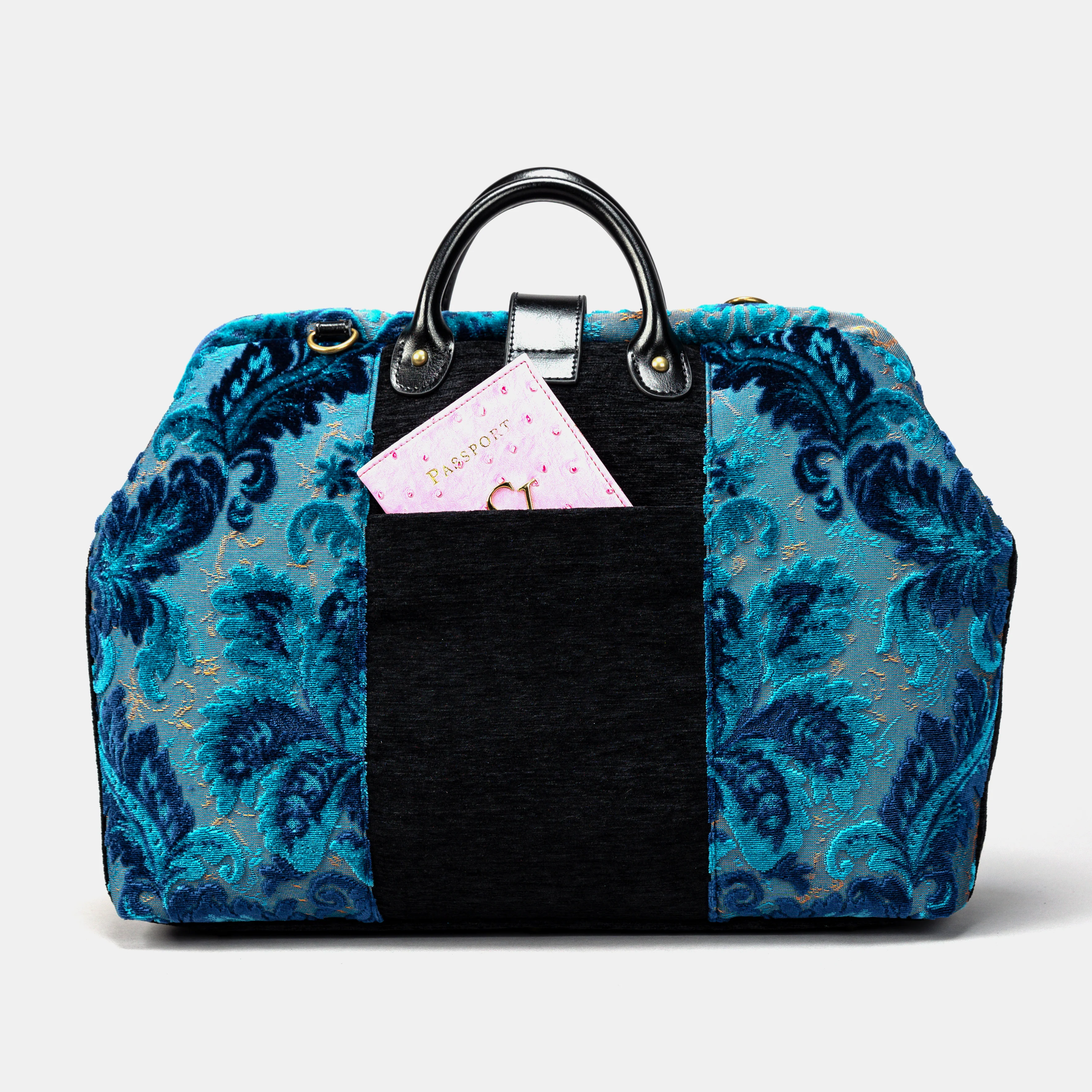 Burnout Velvet Revival Aqua Laptop Work Bag - Image 3
