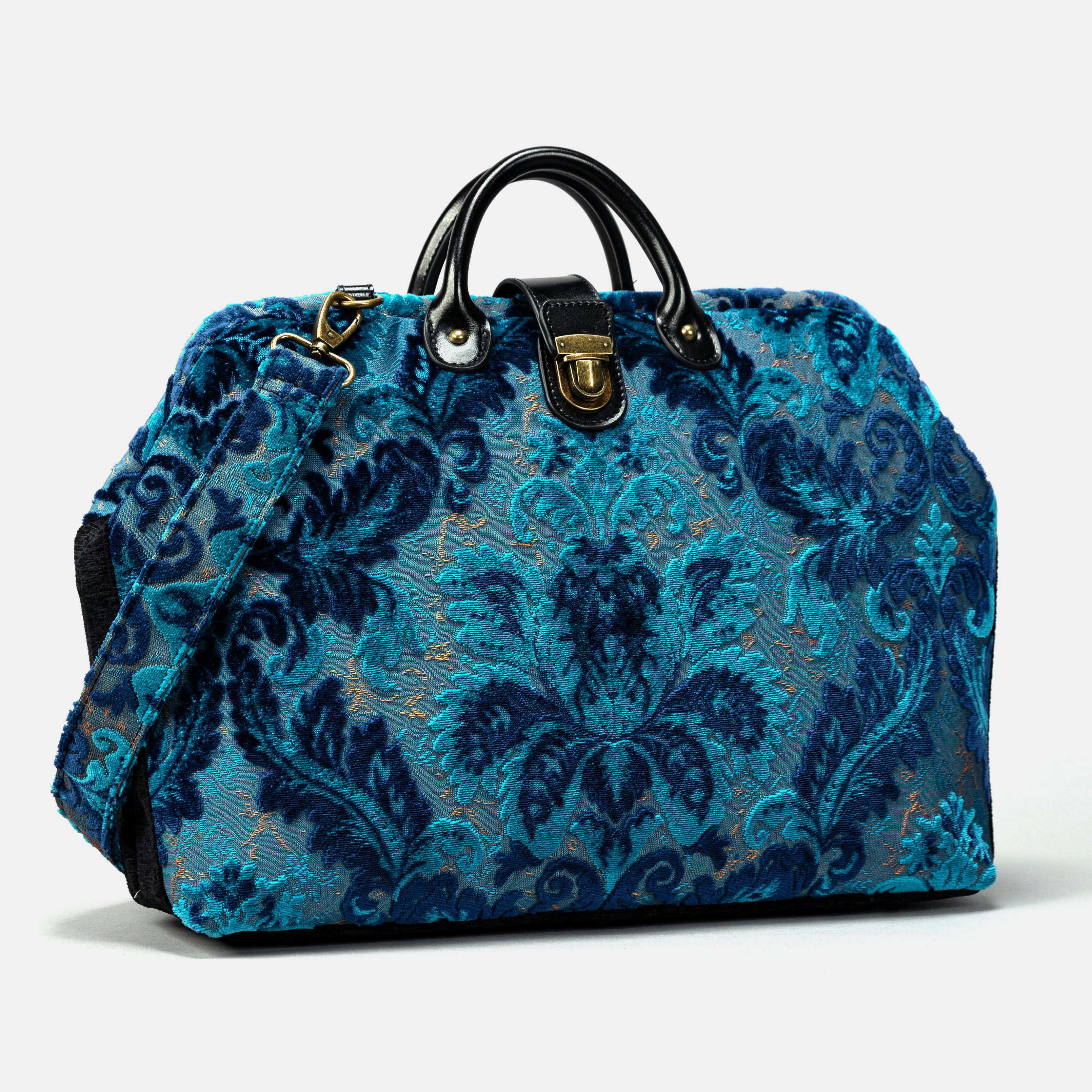 Burnout Velvet Revival Aqua Laptop Work Bag - Image 4