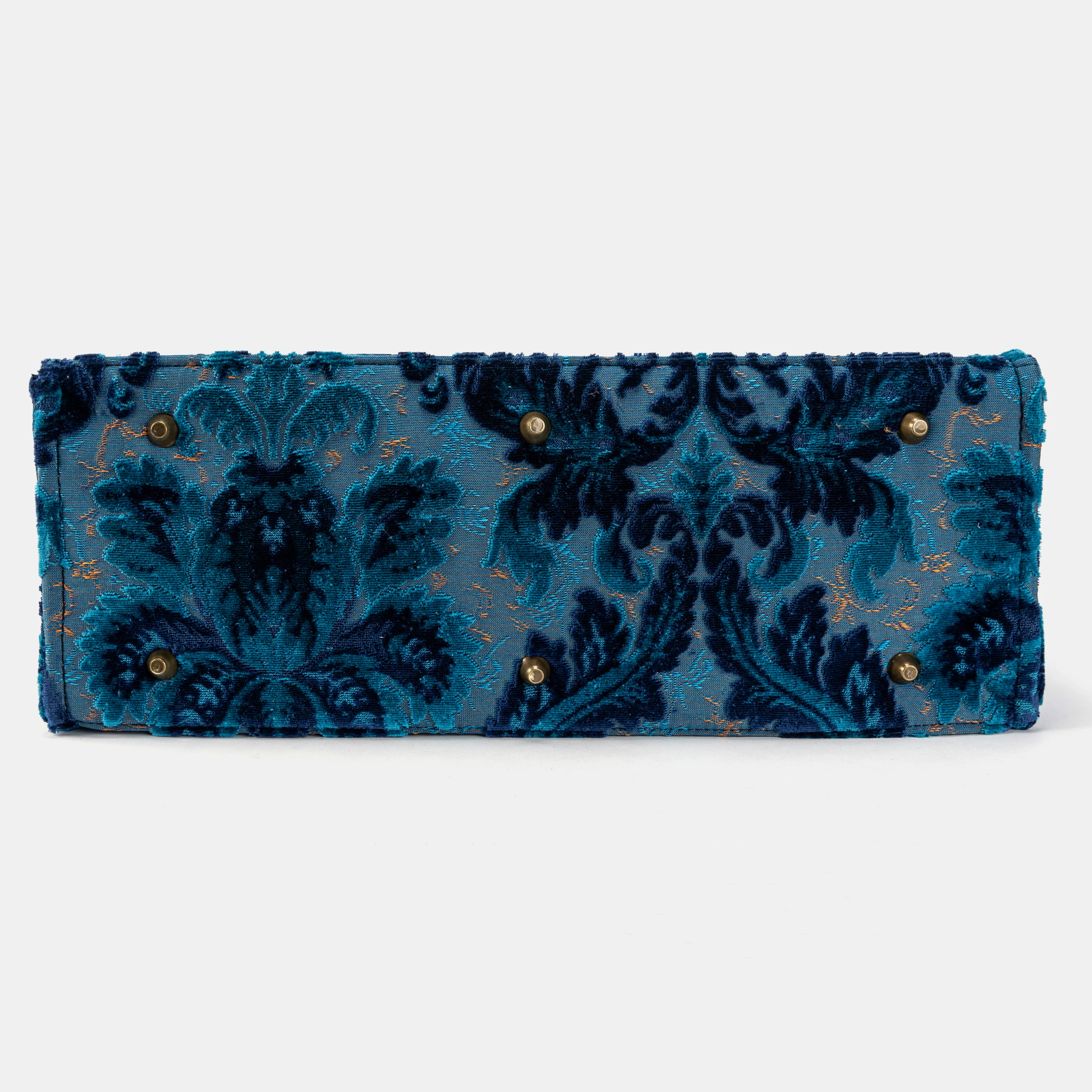 Burnout Velvet Revival Aqua Laptop Work Tote - Image 4