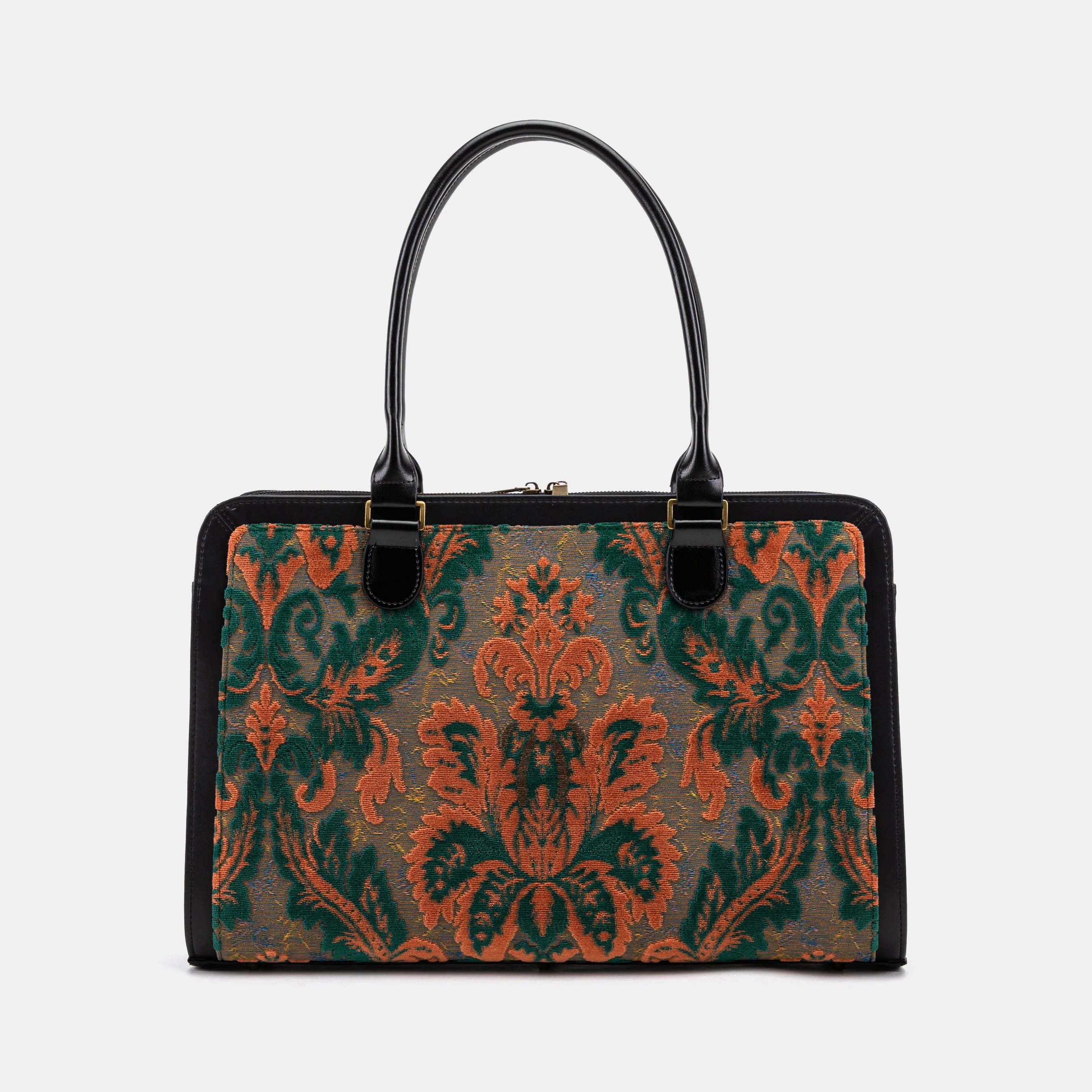 Burnout Velvet Revival Jade Business Tote - Image 3