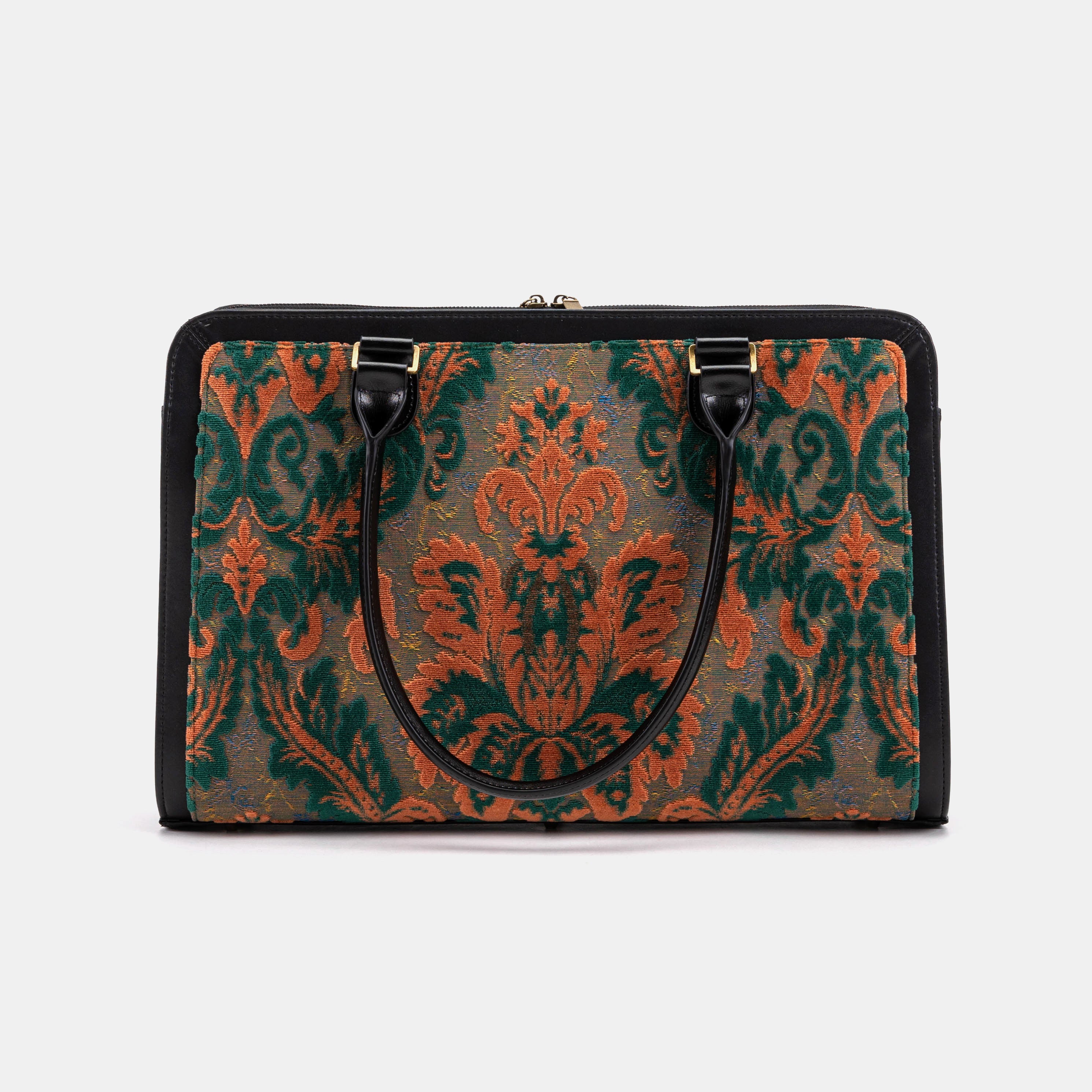 Burnout Velvet Revival Jade Business Tote - Image 4