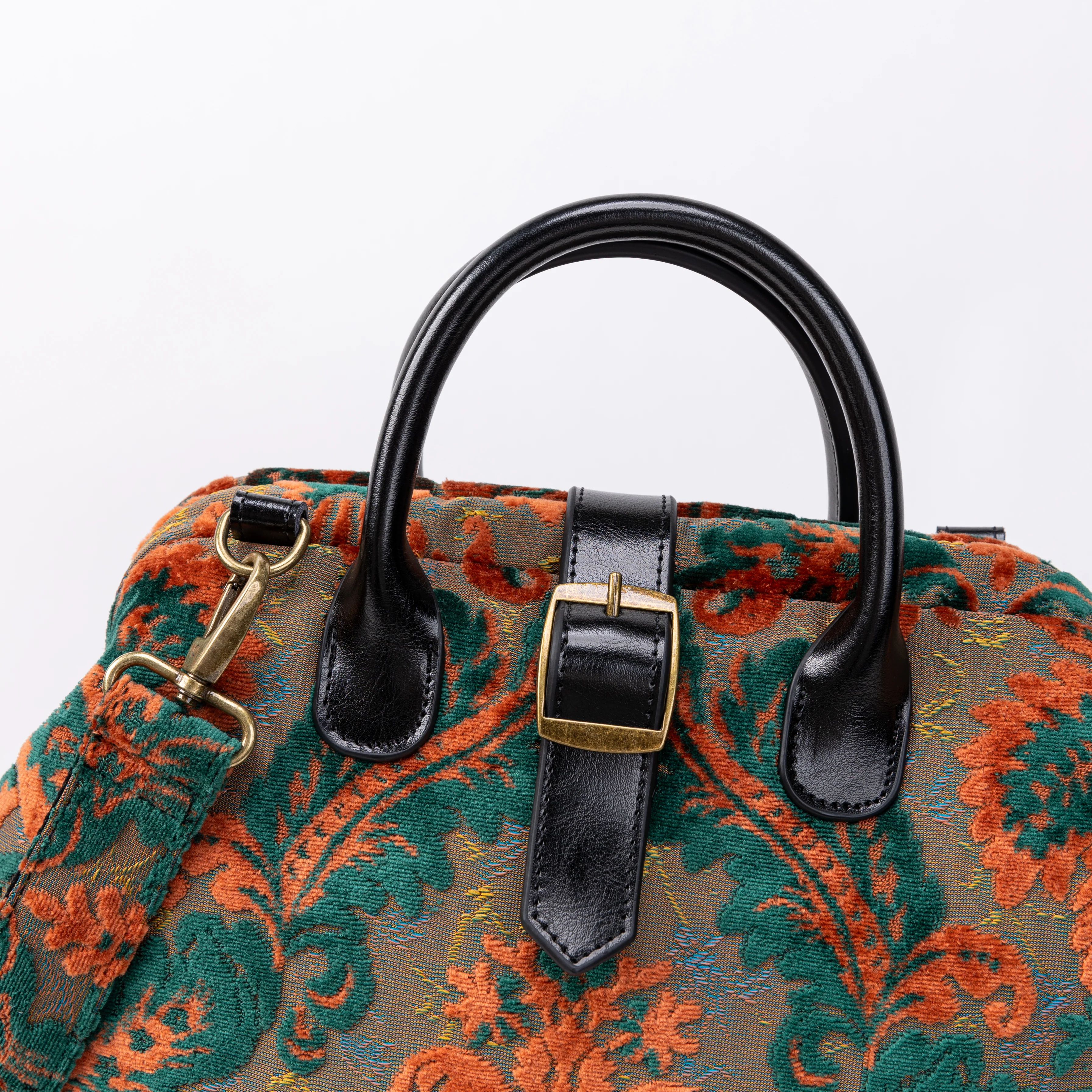 Burnout Velvet Revival Jade Carpet Laptop Backpack - Image 4