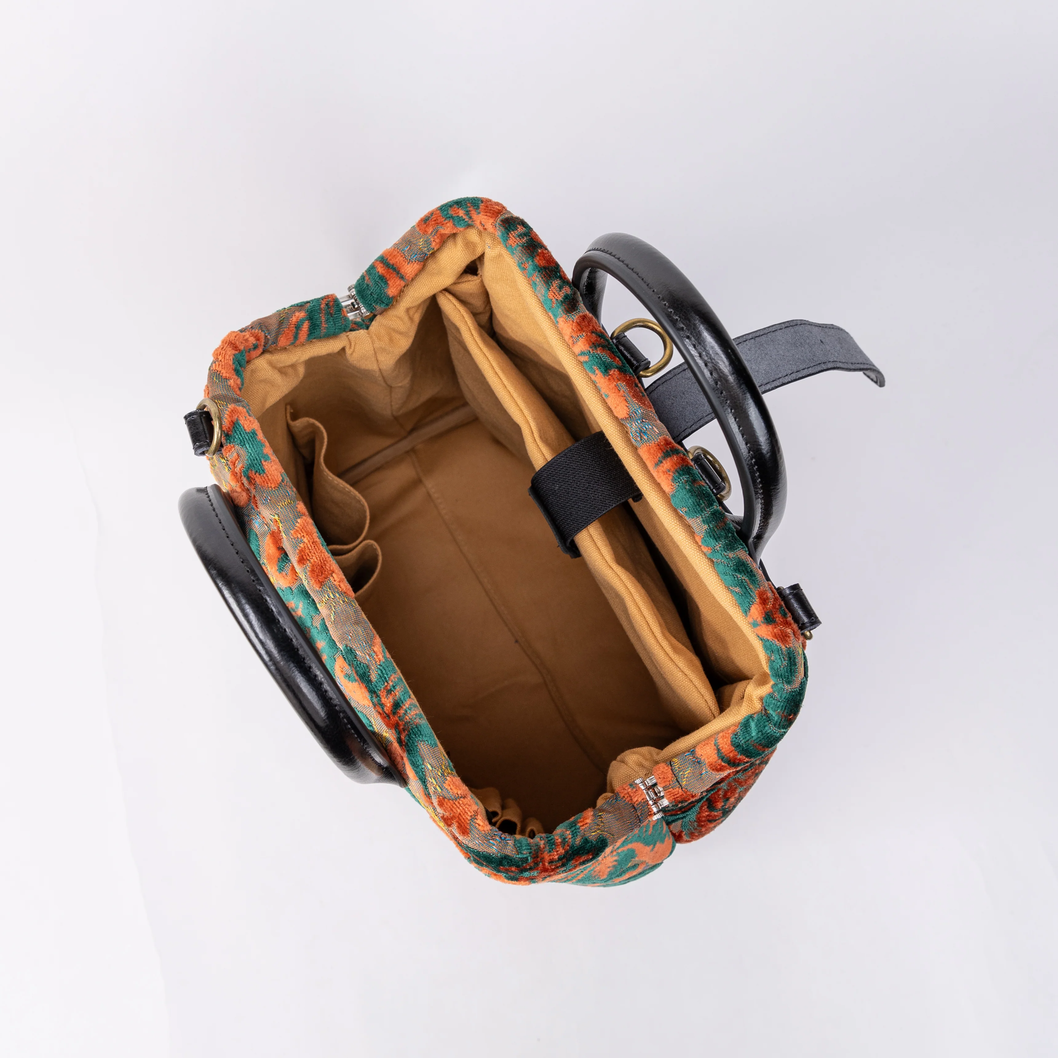 Burnout Velvet Revival Jade Carpet Laptop Backpack - Image 8