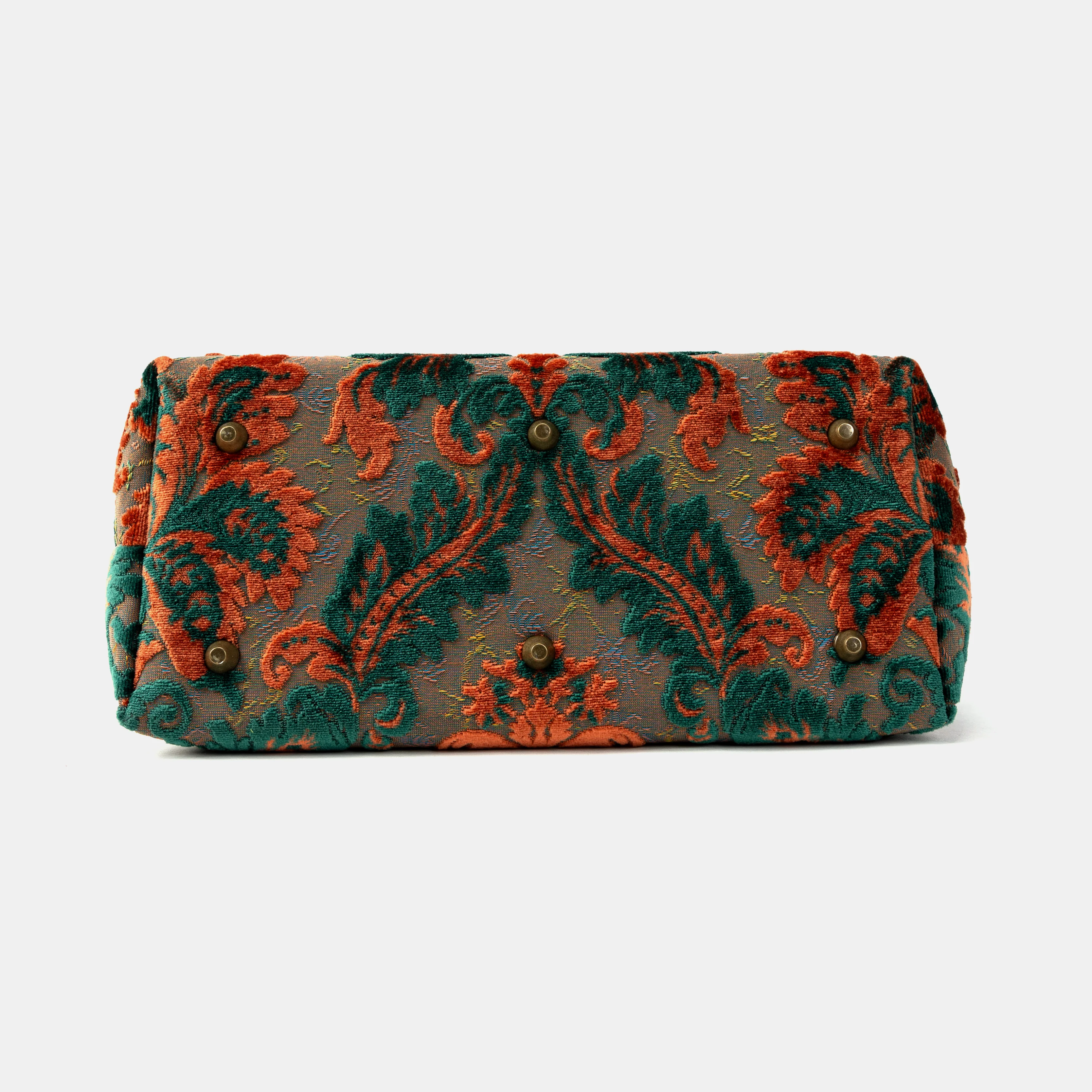 Burnout Velvet Revival Jade Carpet Tote Shopper - Image 7