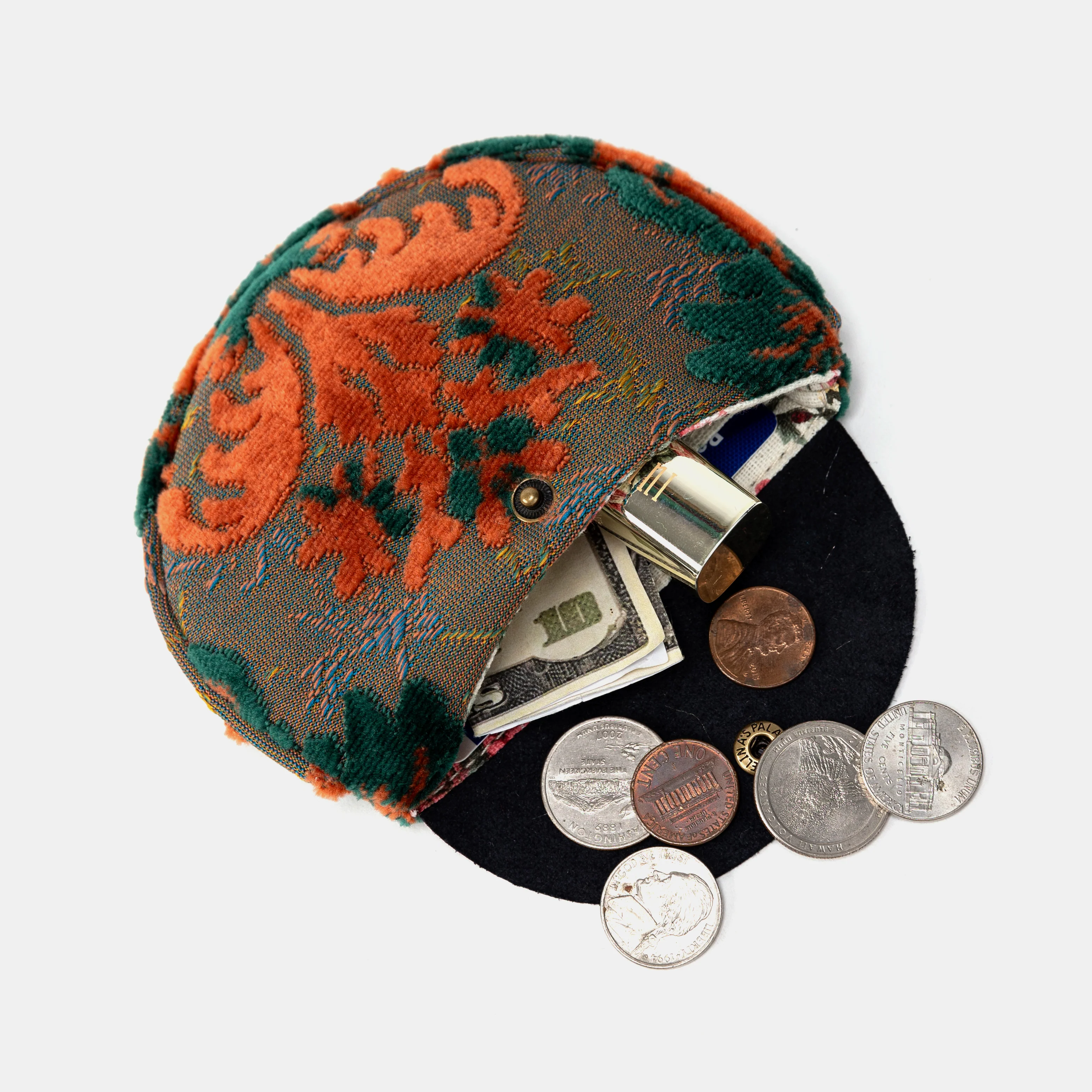 Burnout Velvet Revival Jade Rosary Bag - Image 5