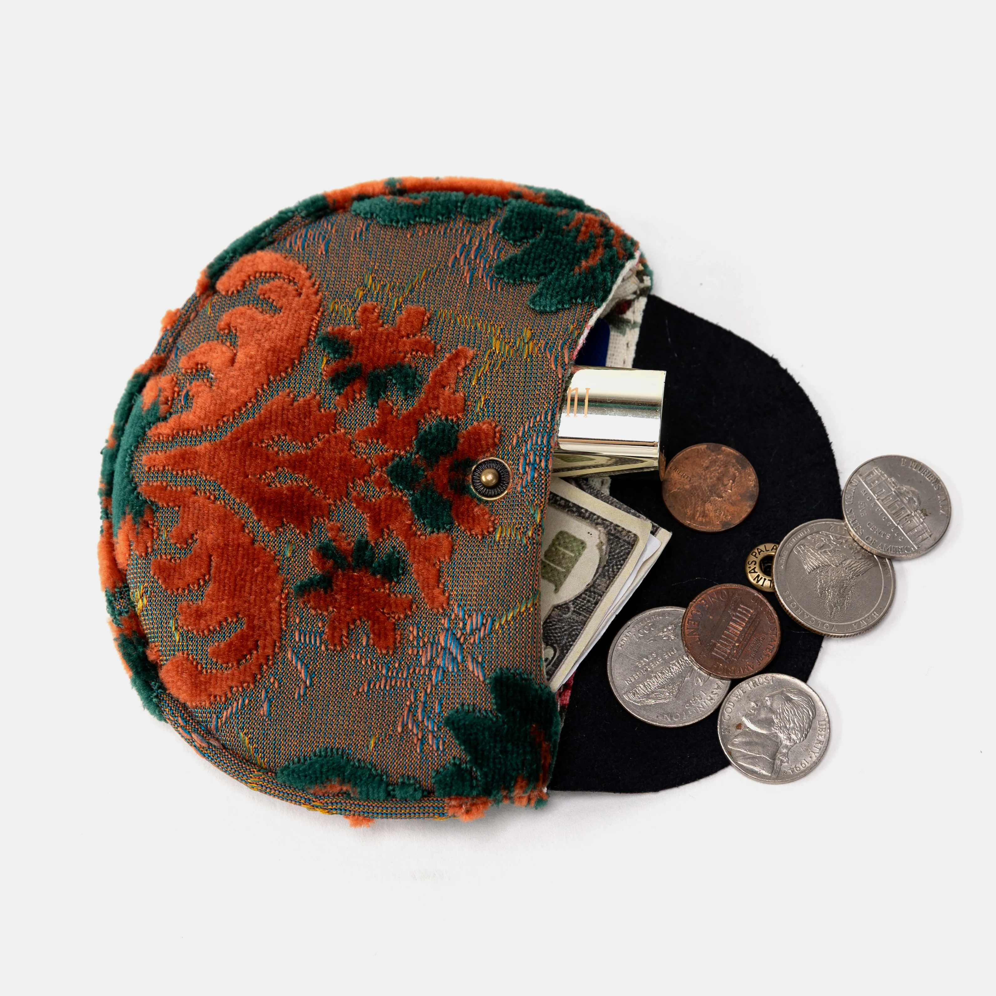 Burnout Velvet Revival Jade Rosary Bag - Image 6