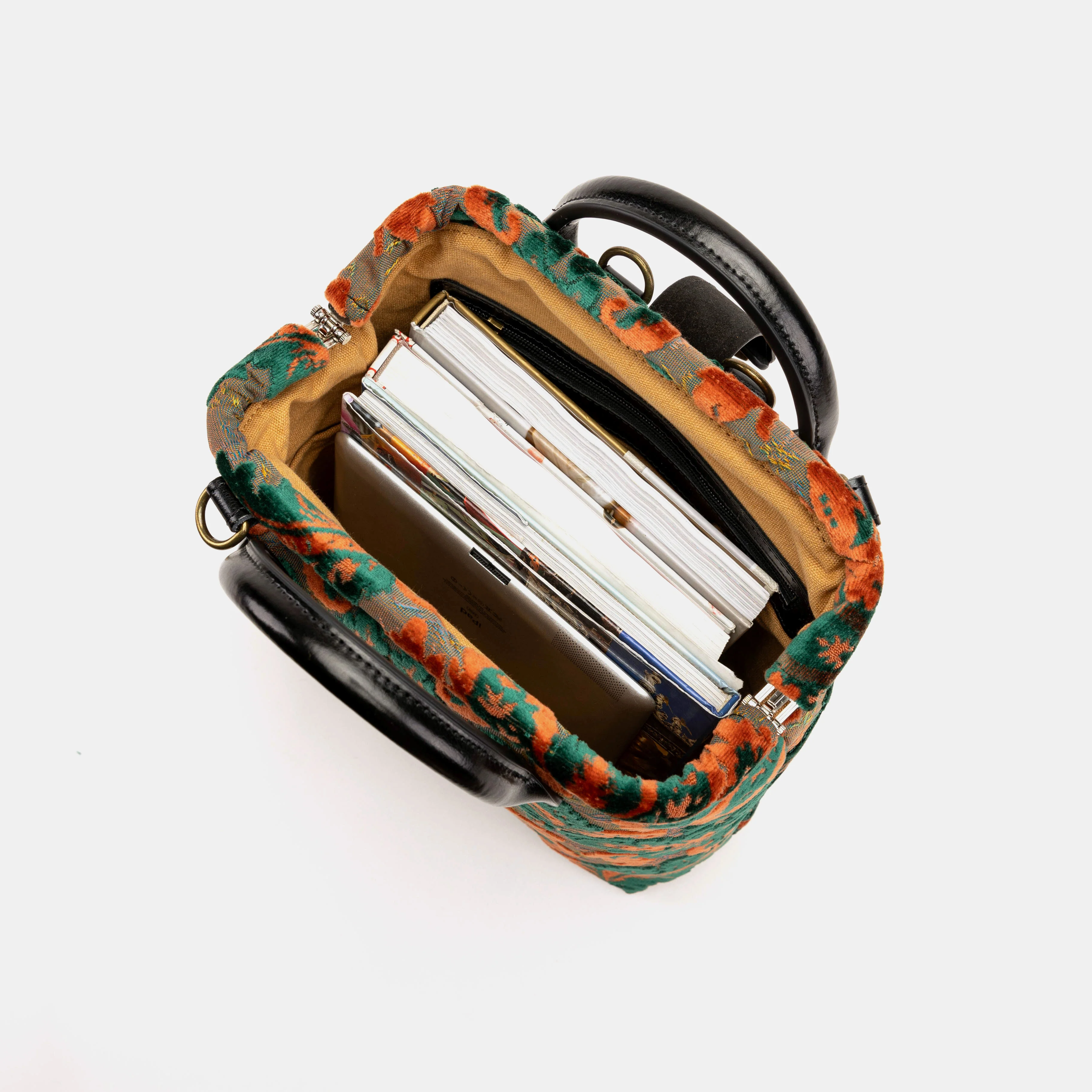 Burnout Velvet Revival Jade Everyday Backpack - Image 9