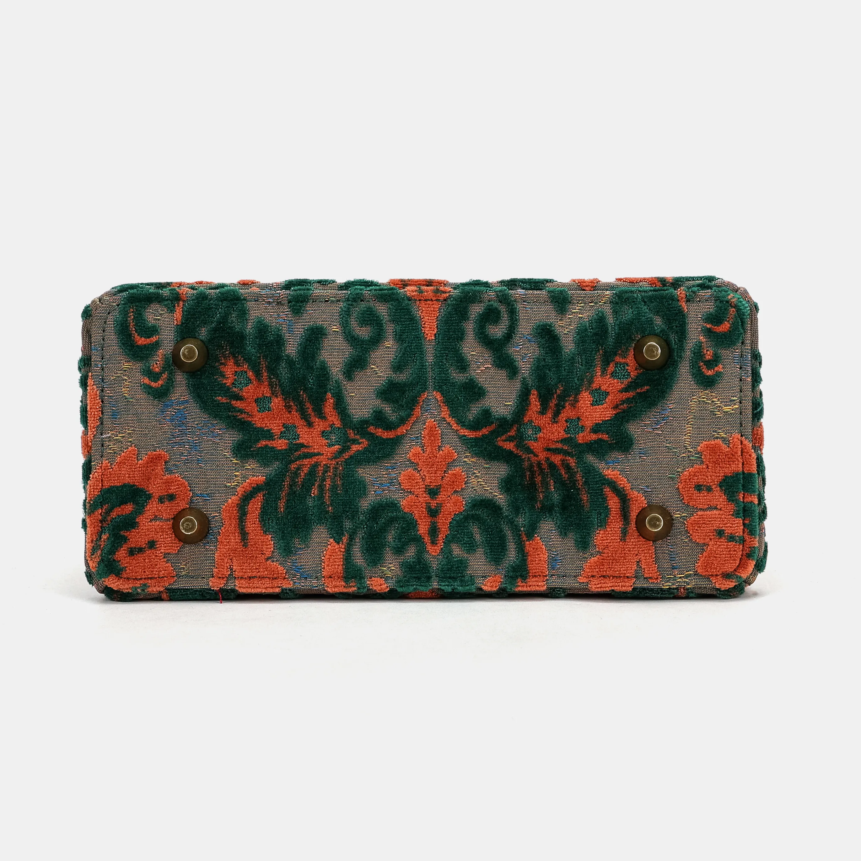 Burnout Velvet Revival Jade Helena Carpet Backpack Gladstone Bag - Image 10