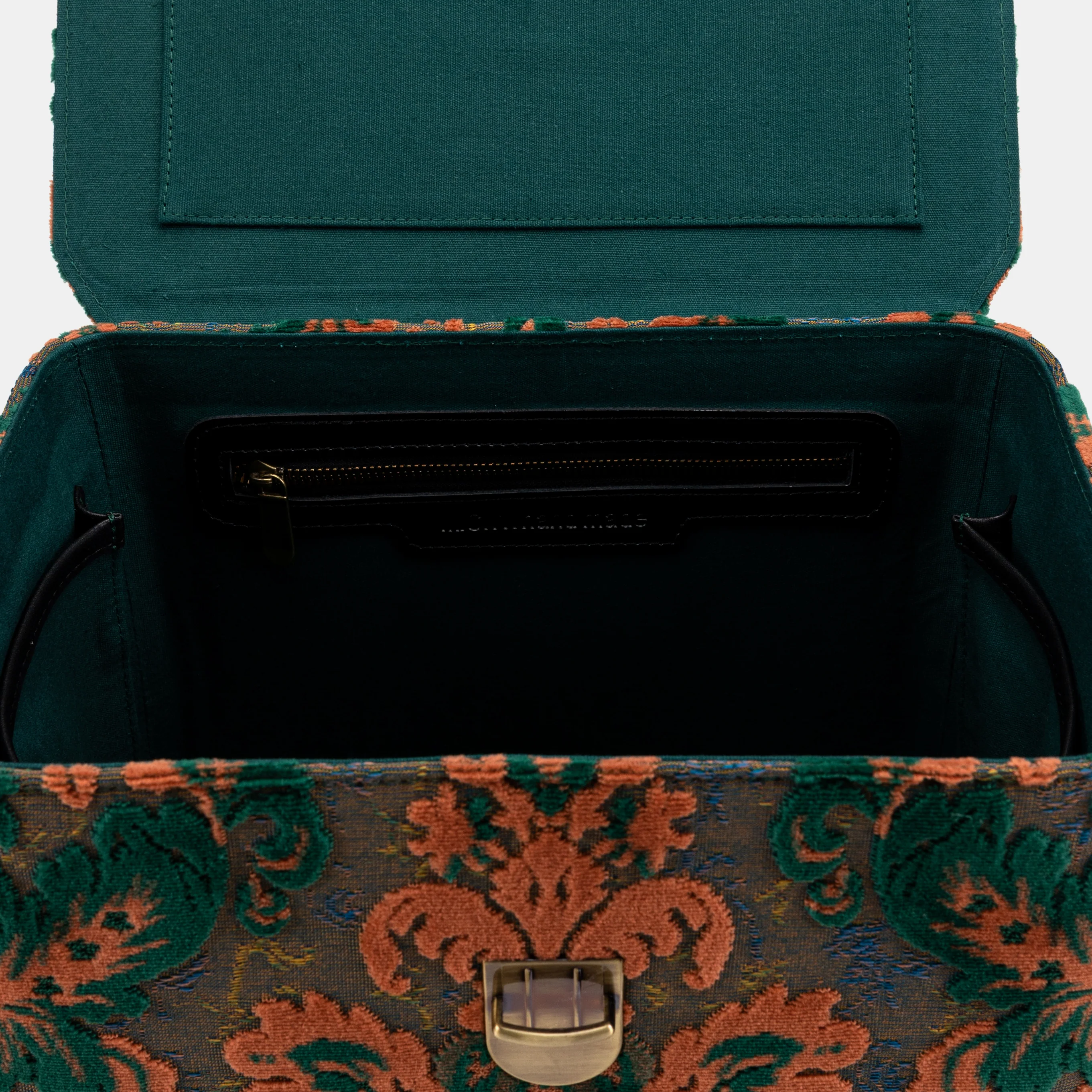 Burnout Velvet Revival Jade Josephine Large Train Case - Image 10