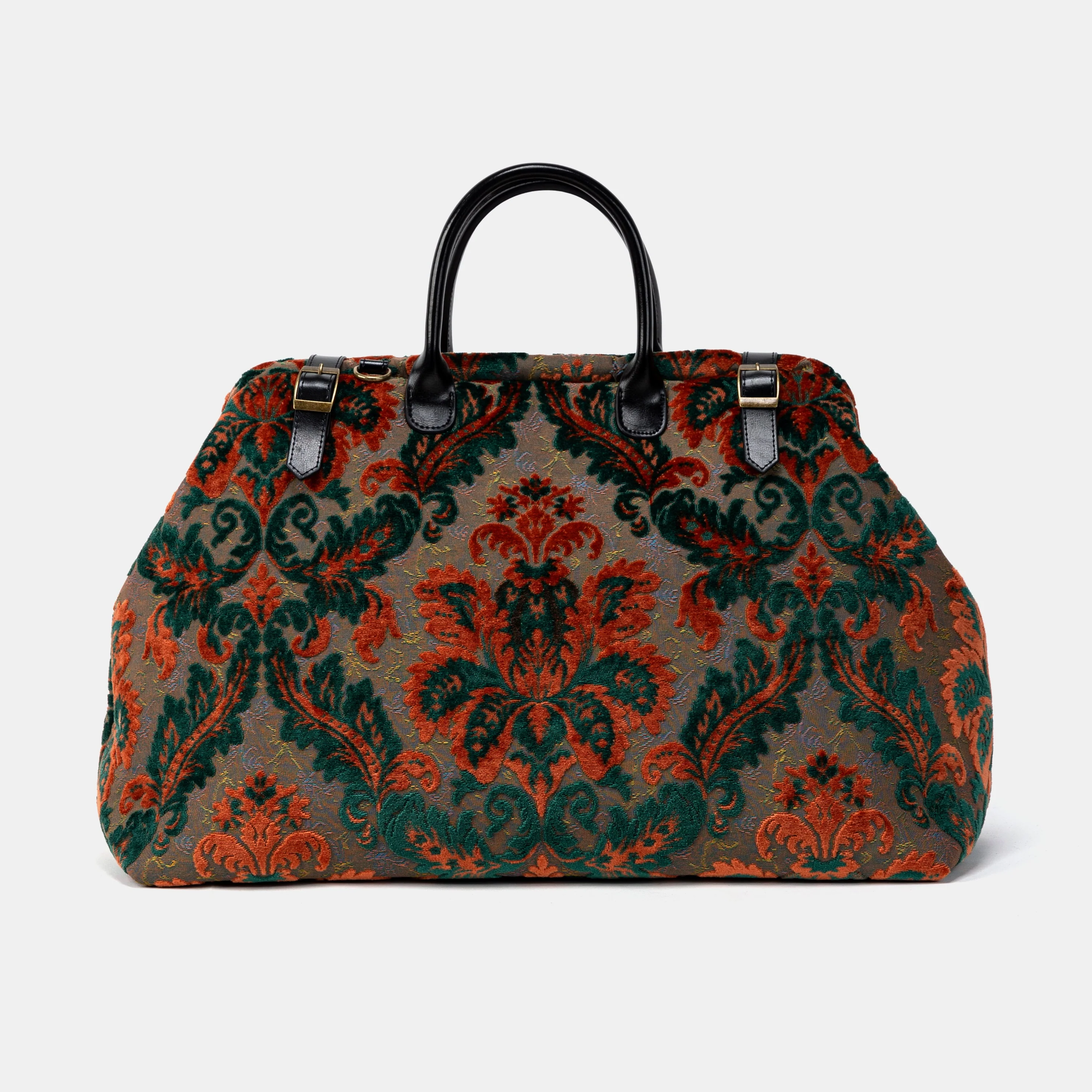 Burnout Velvet Revival Jade Large Carpetbag