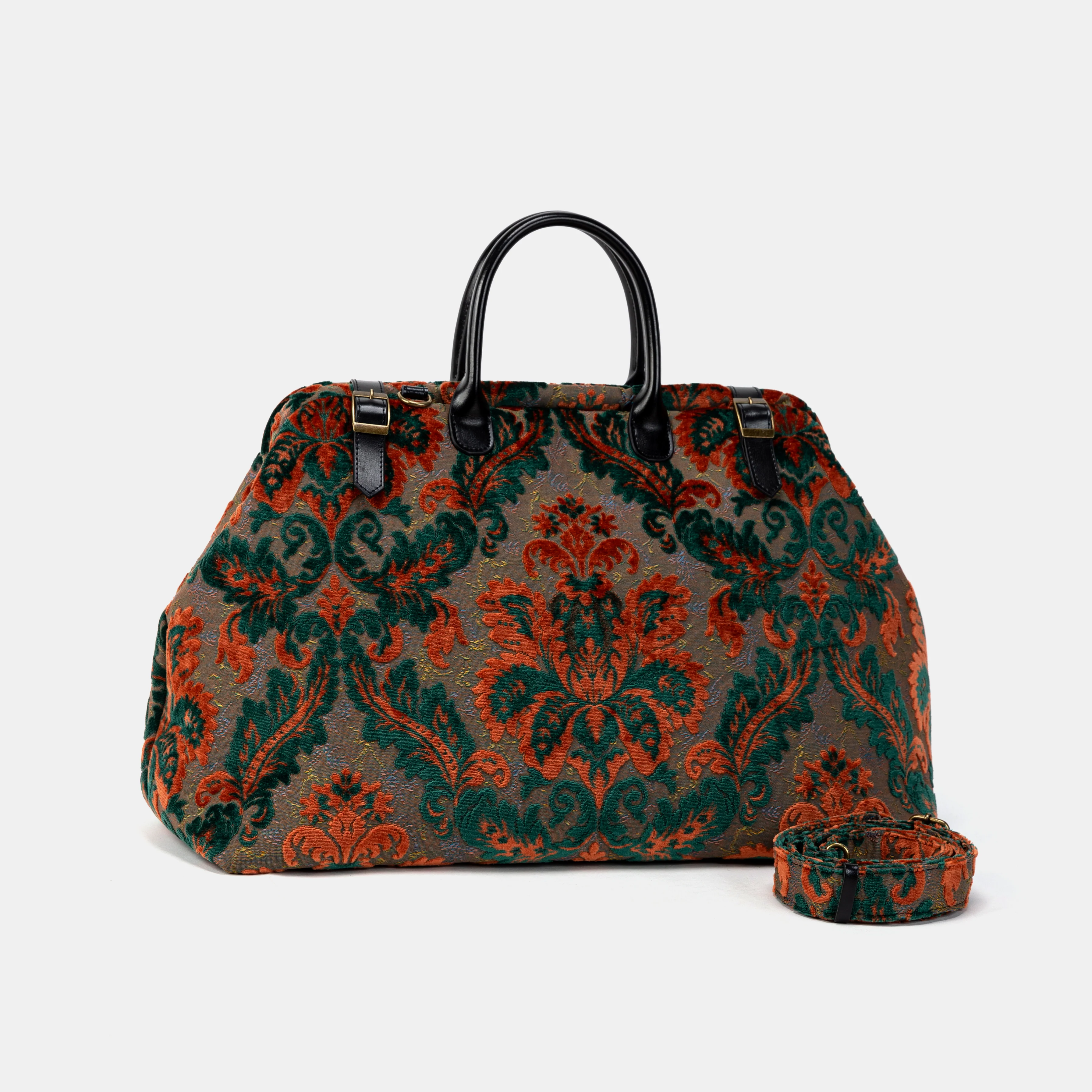 Burnout Velvet Revival Jade Large Carpetbag - Image 2