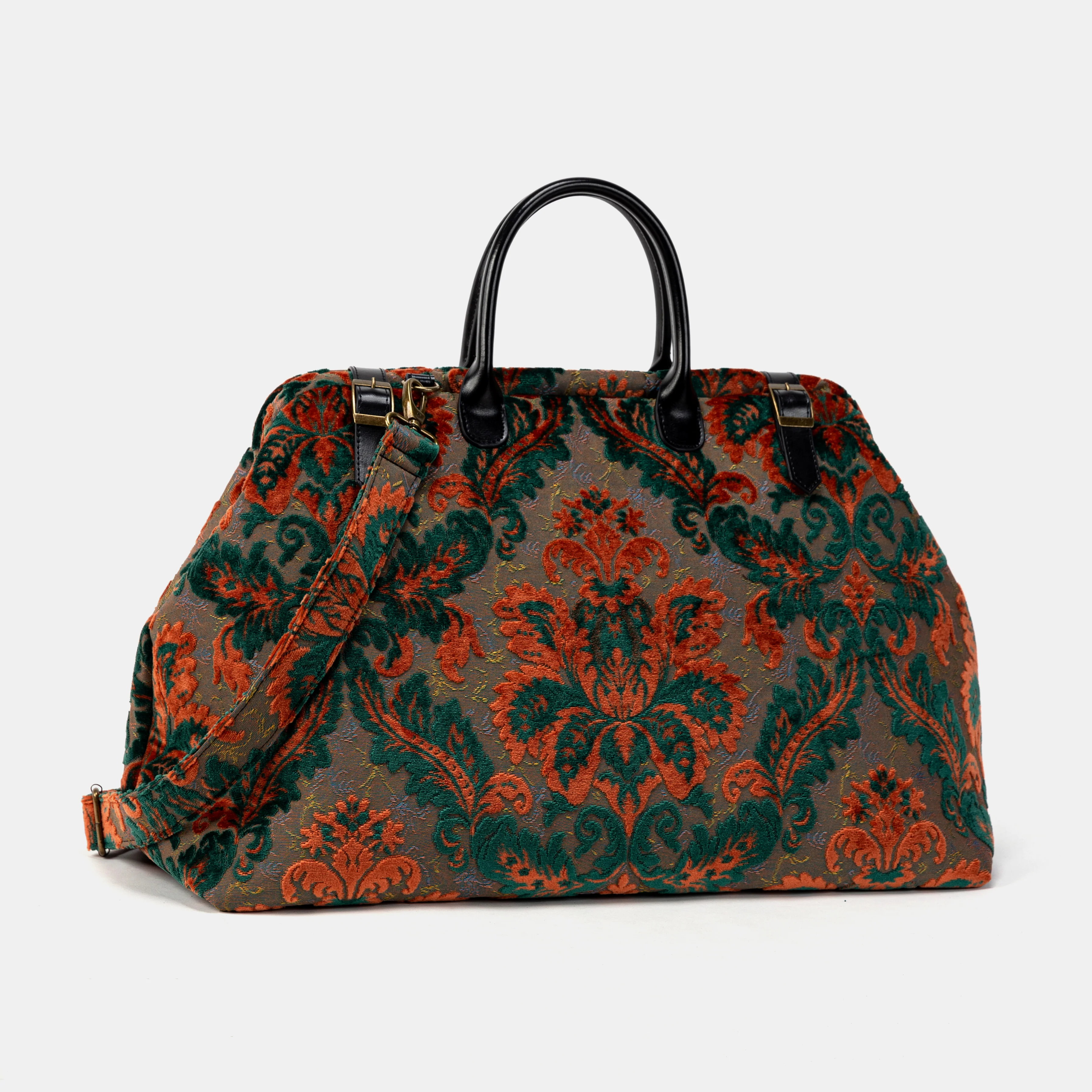 Burnout Velvet Revival Jade Large Carpetbag - Image 3