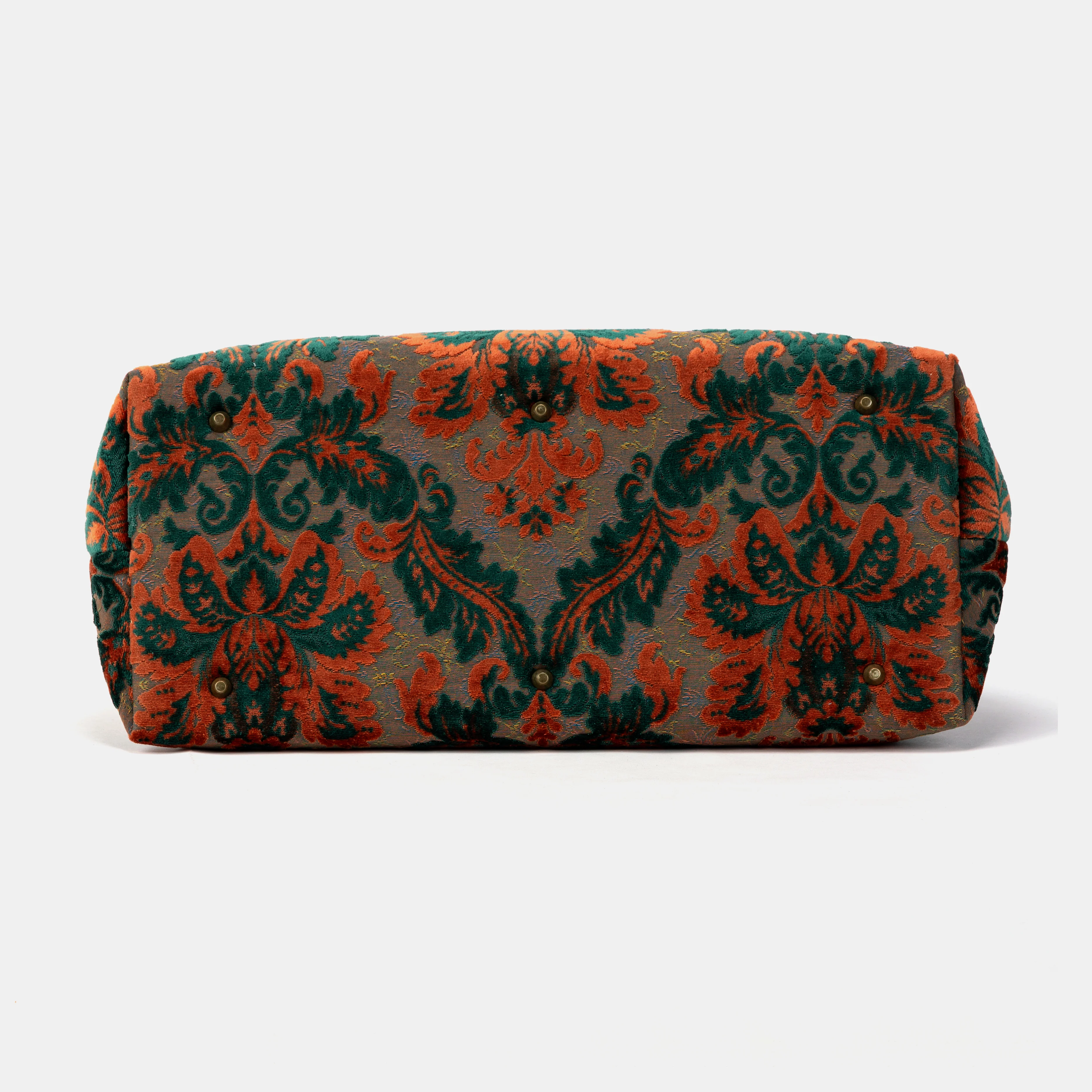 Burnout Velvet Revival Jade Large Carpetbag - Image 7