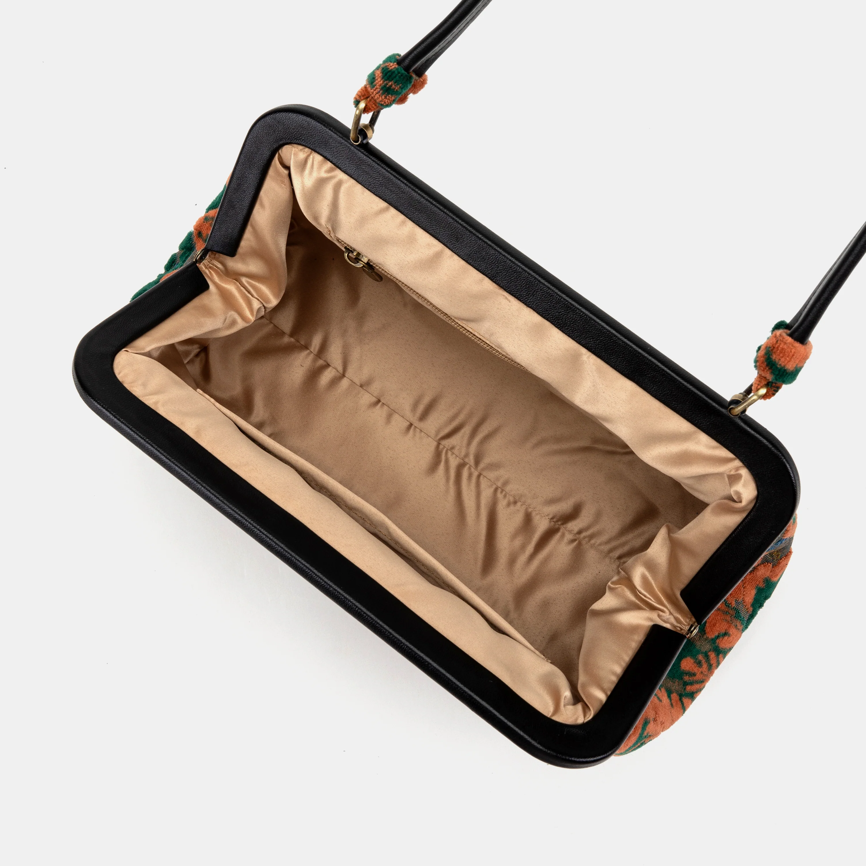 Burnout Velvet Revival Jade Shoulder Bag - Image 7
