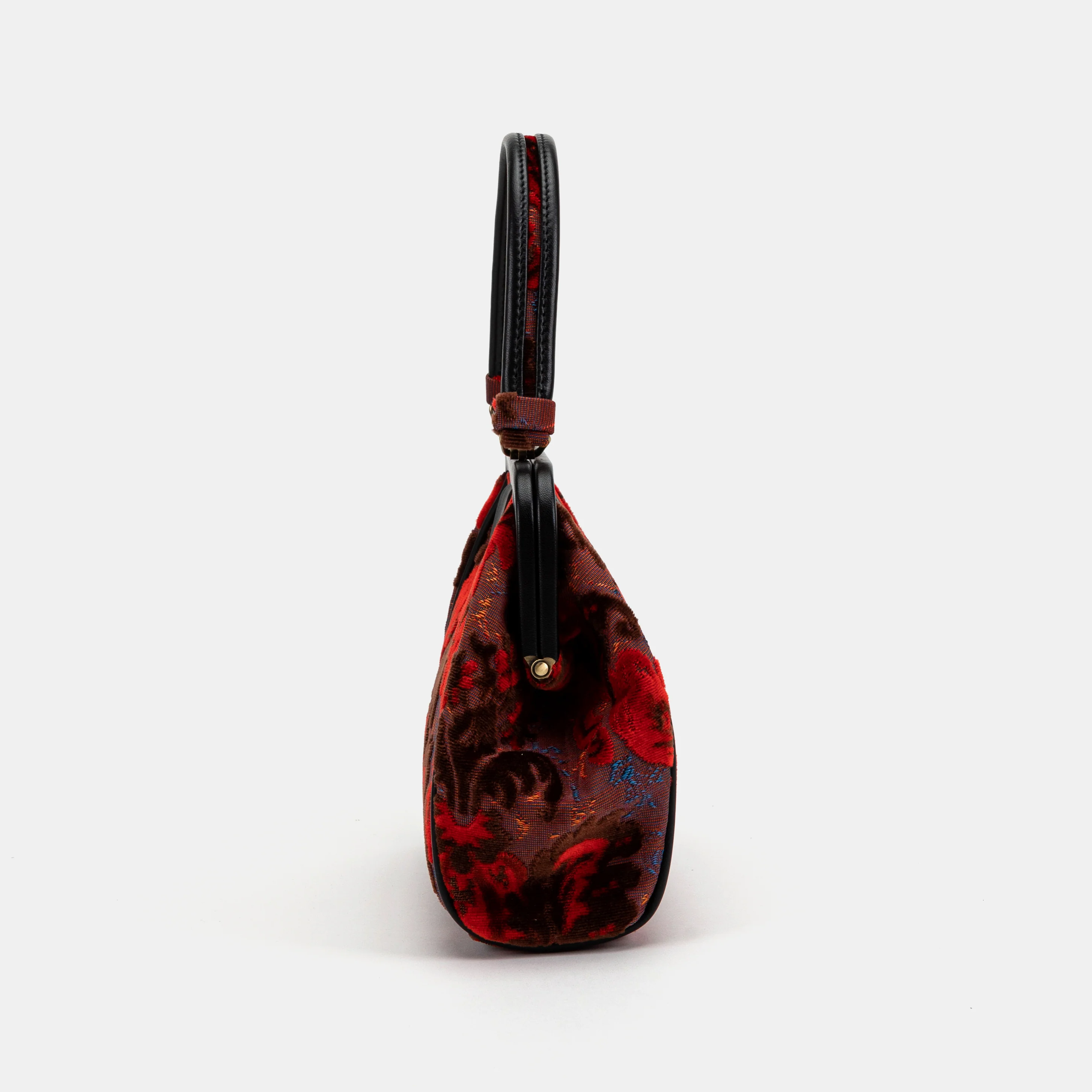 Burnout Velvet Revival Scarlet Alma Satchel - Image 4