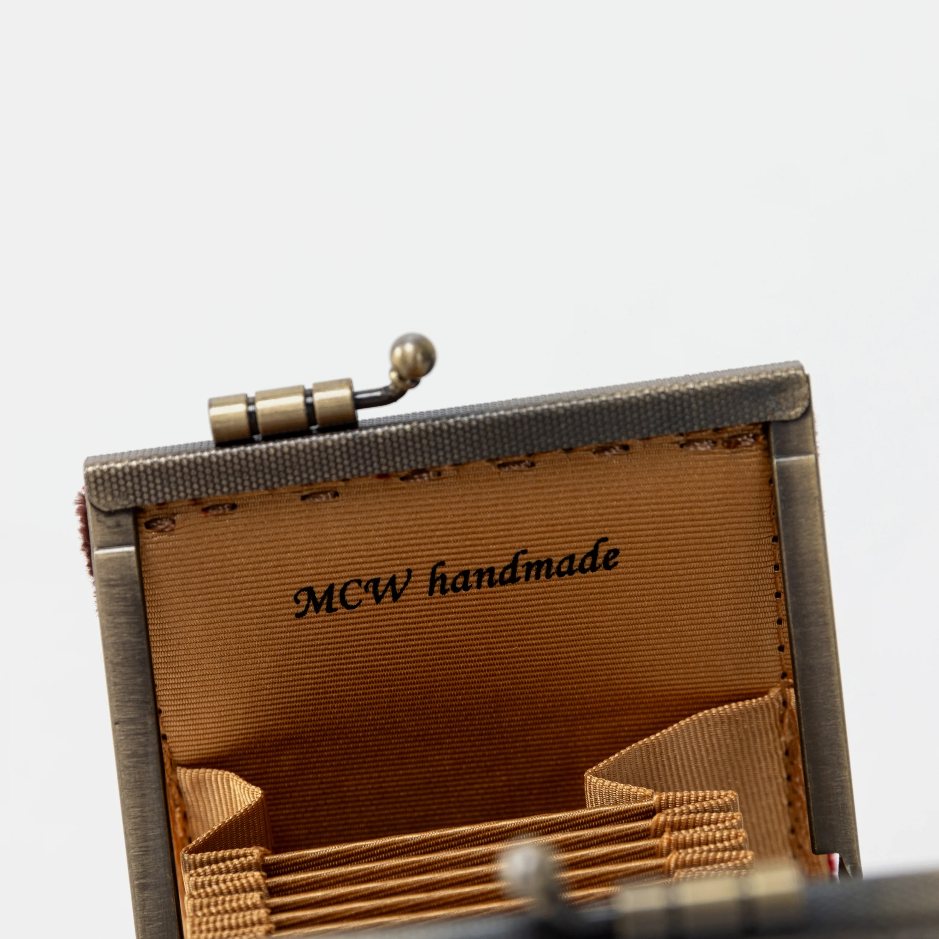 Burnout Velvet Revival Scarlet Card Wallet - Image 7