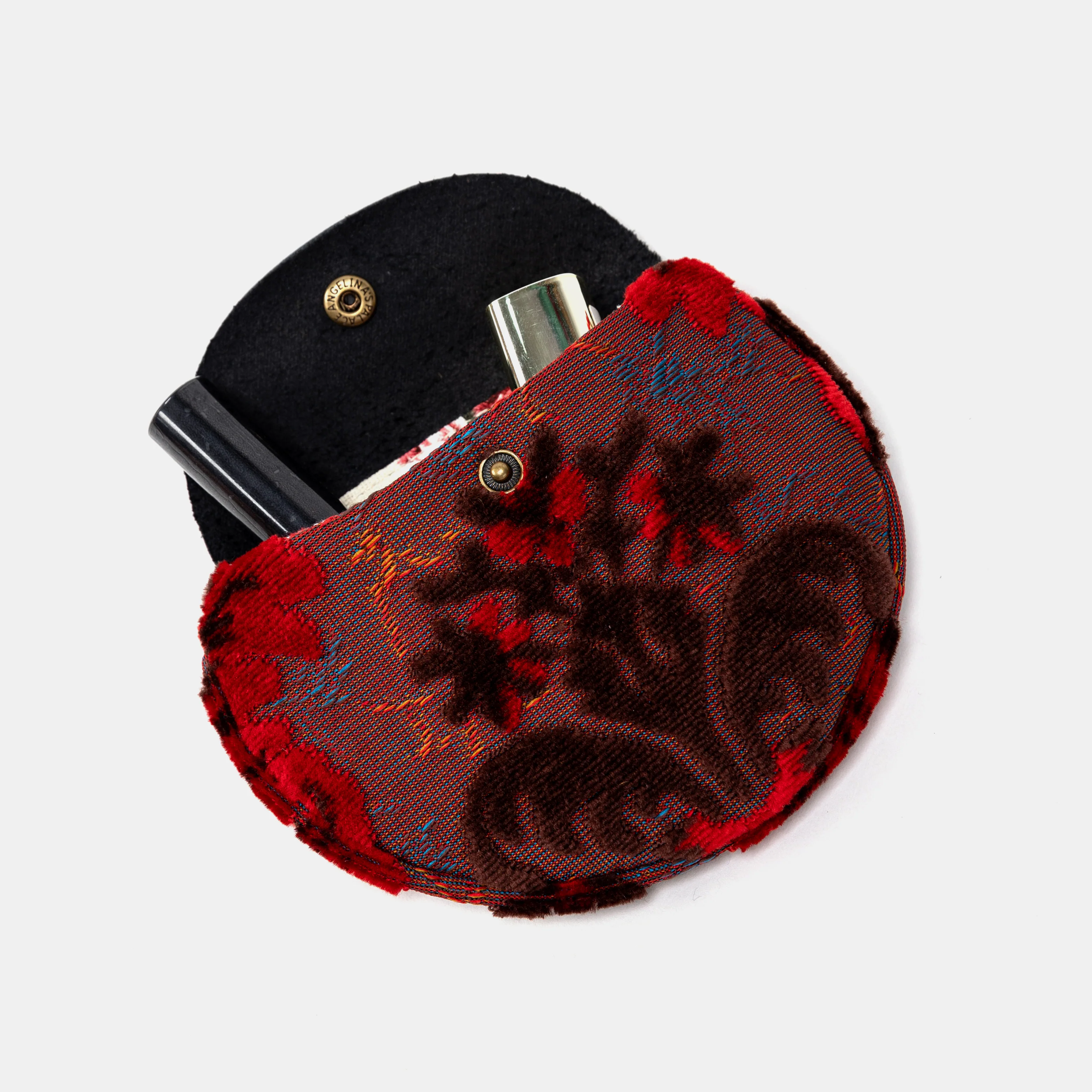 Burnout Velvet Revival Scarlet Rosary Bag - Image 4