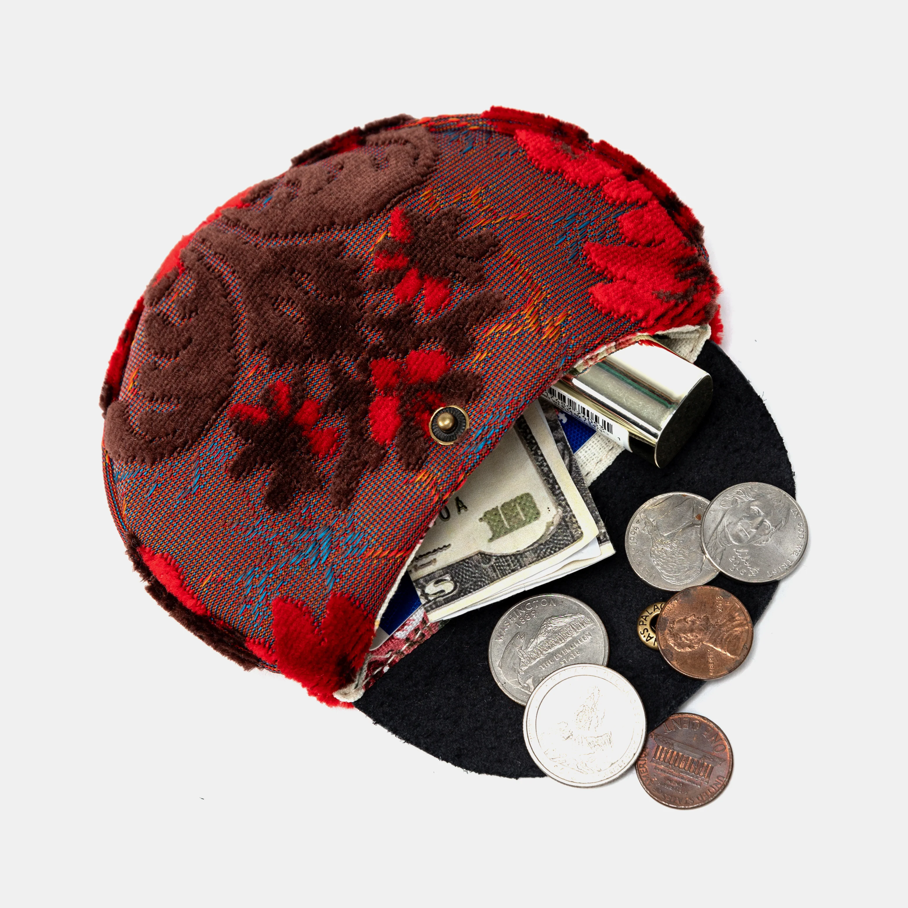 Burnout Velvet Revival Scarlet Rosary Bag - Image 5