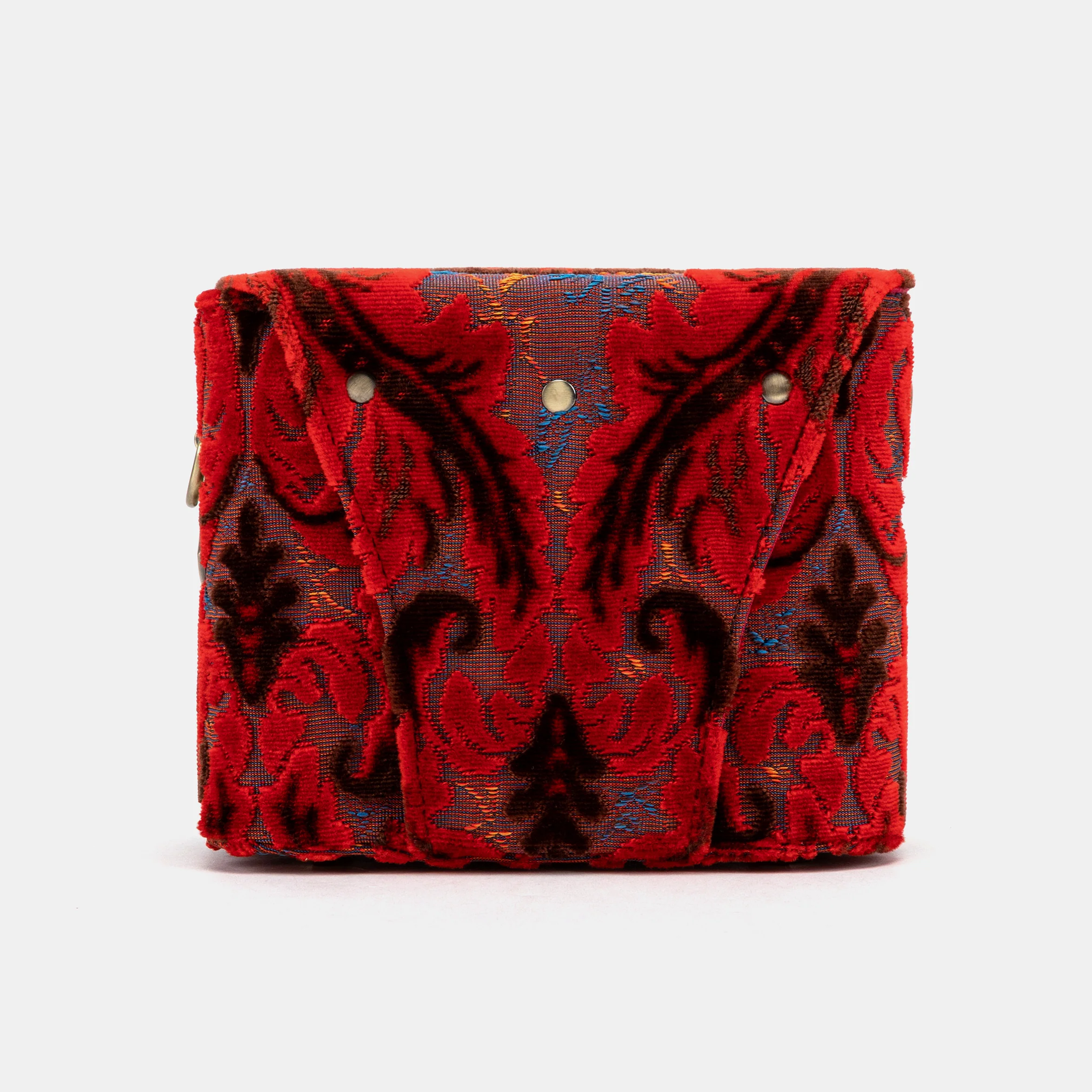 Burnout Velvet Revival Scarlet Emma Small Train Case Crossbody - Image 8