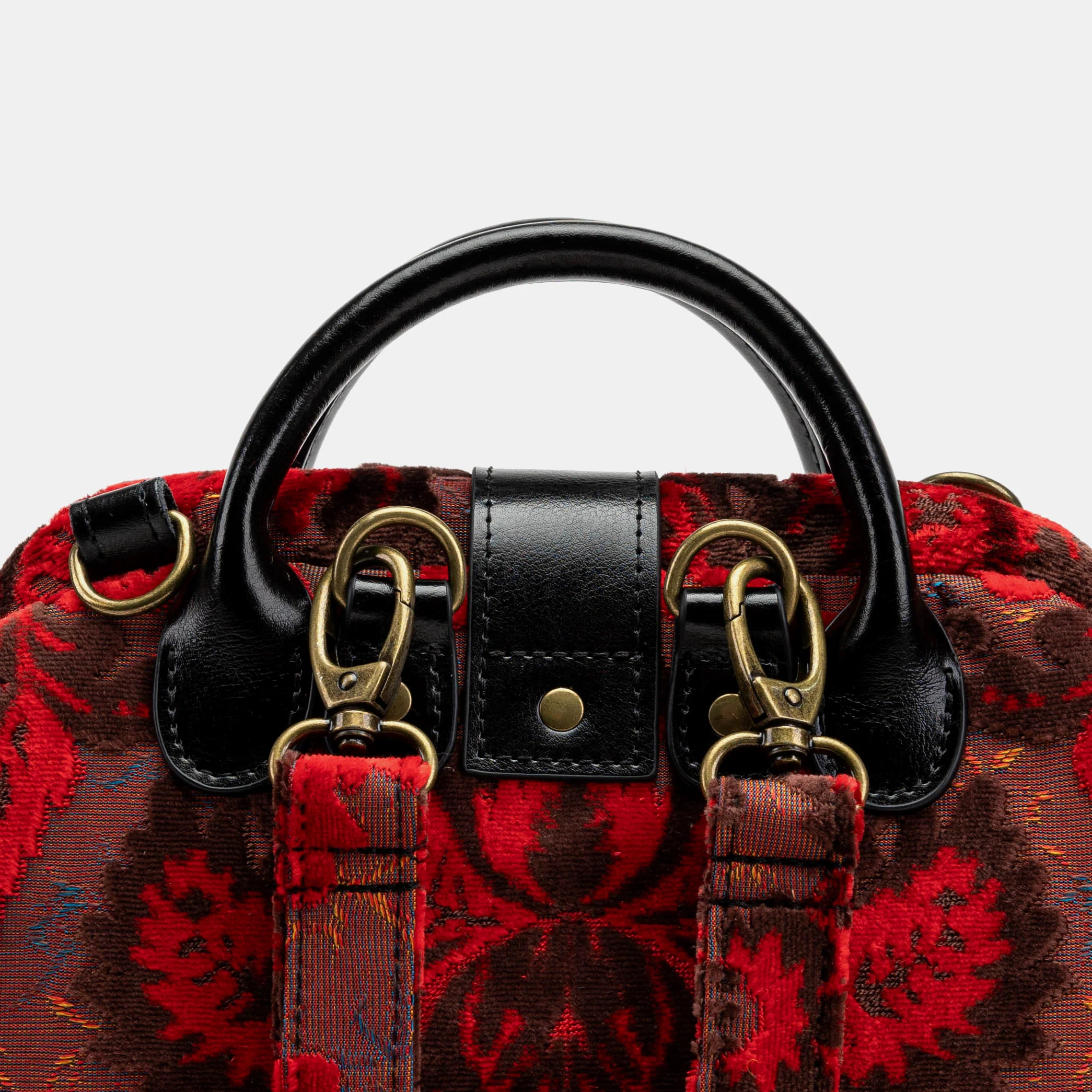 Burnout Velvet Revival Scarlet Everyday Backpack - Image 6