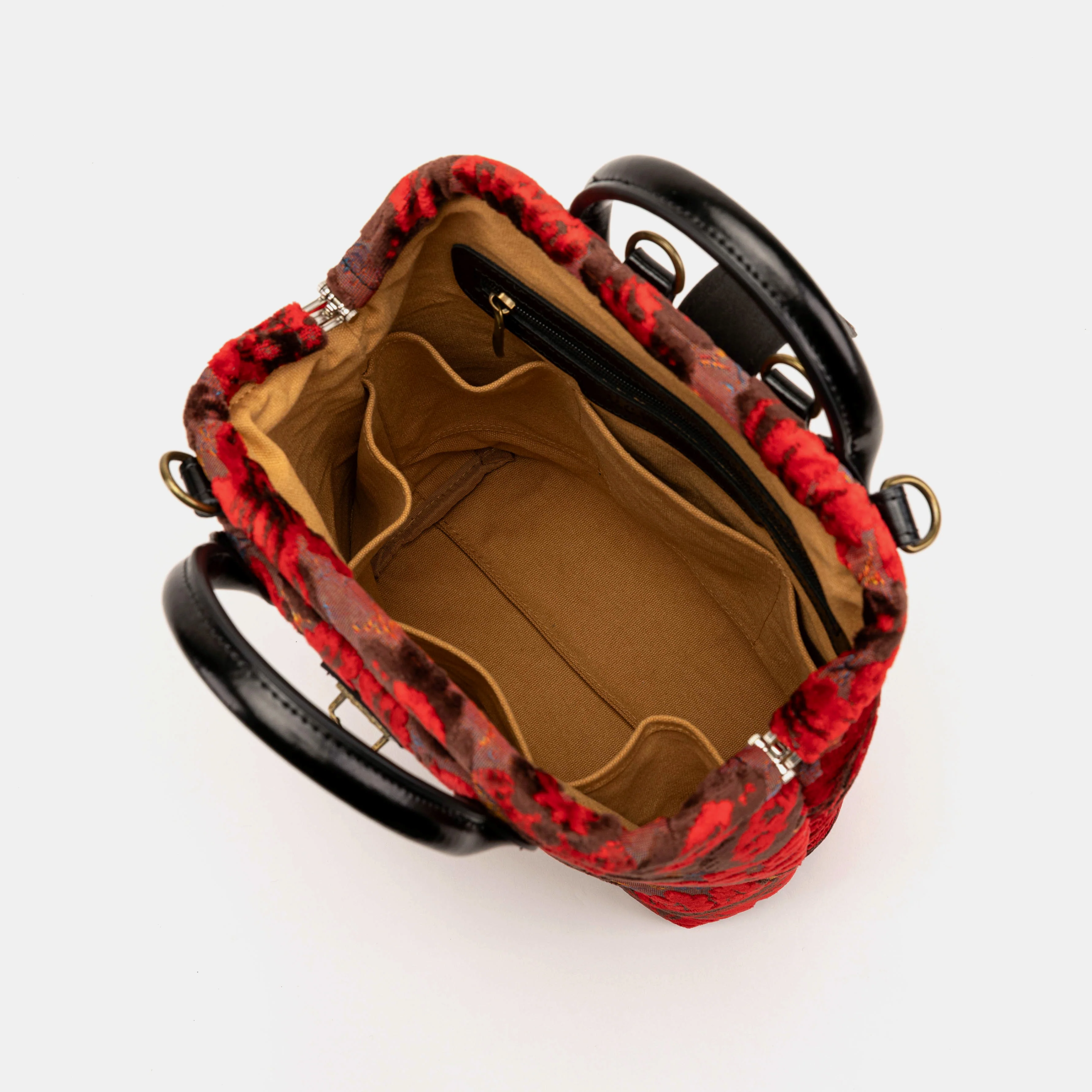 Burnout Velvet Revival Scarlet Everyday Backpack - Image 8
