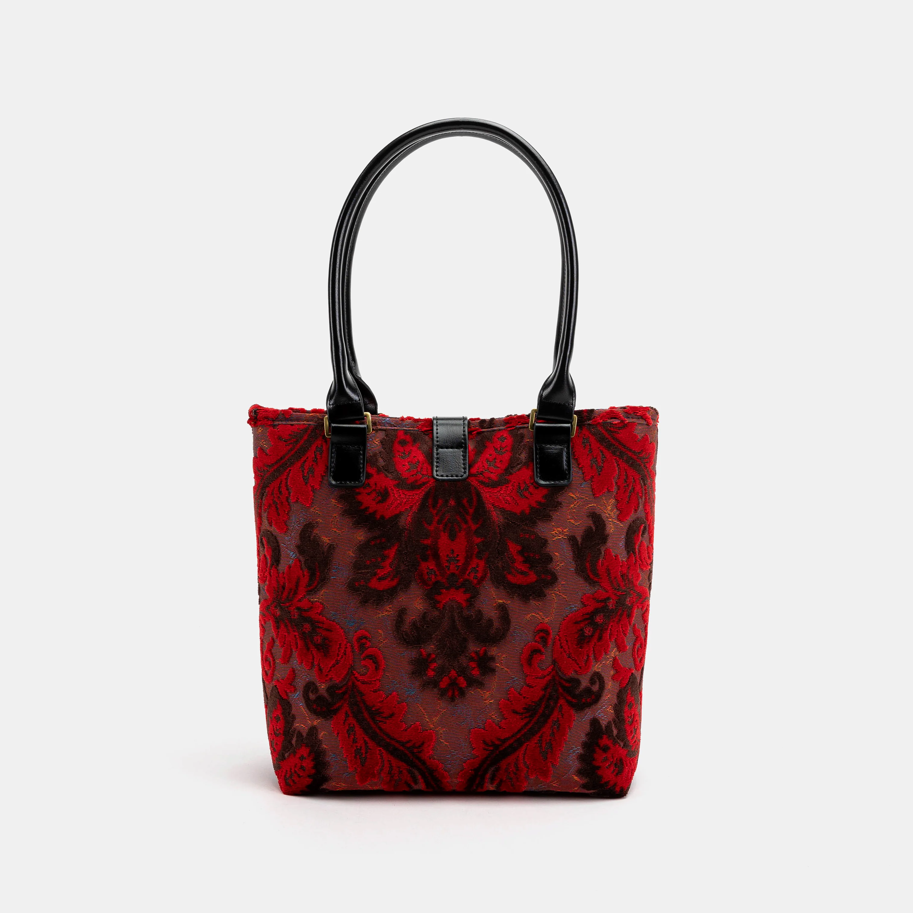 Burnout Velvet Revival Scarlet Everyday Tote - Image 4