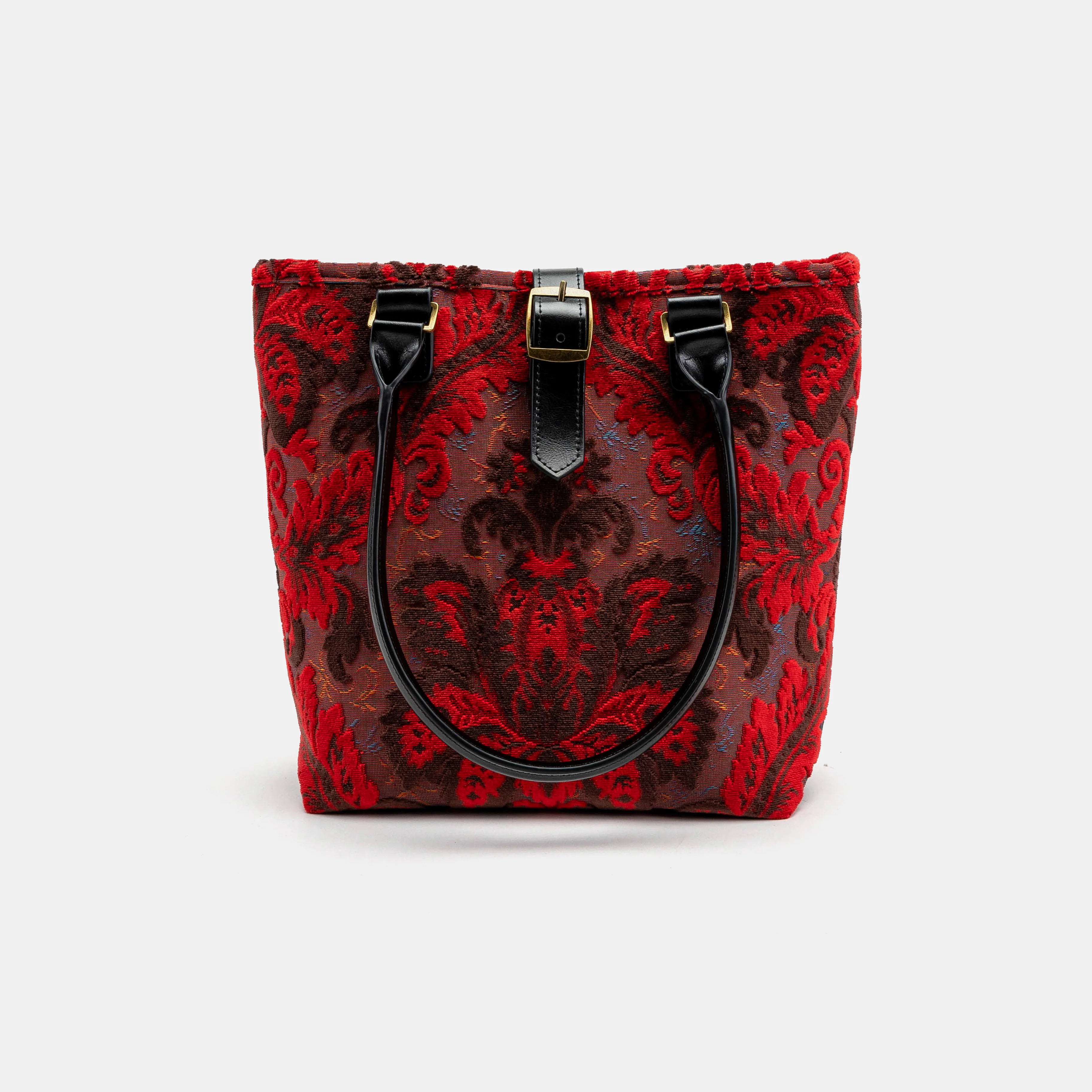 Burnout Velvet Revival Scarlet Everyday Tote - Image 6