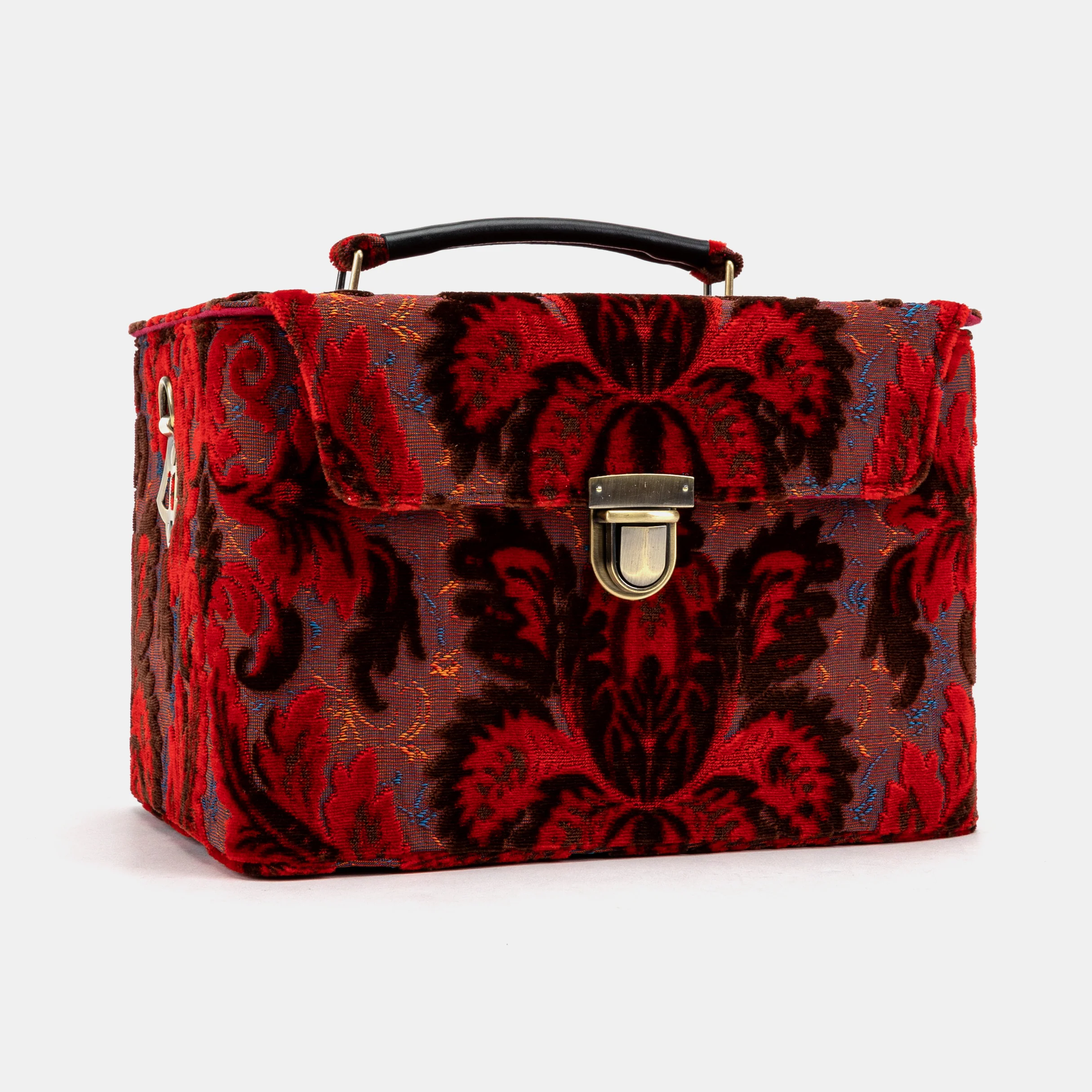 Burnout Velvet Revival Scarlet Josephine Large Train Case - Image 3