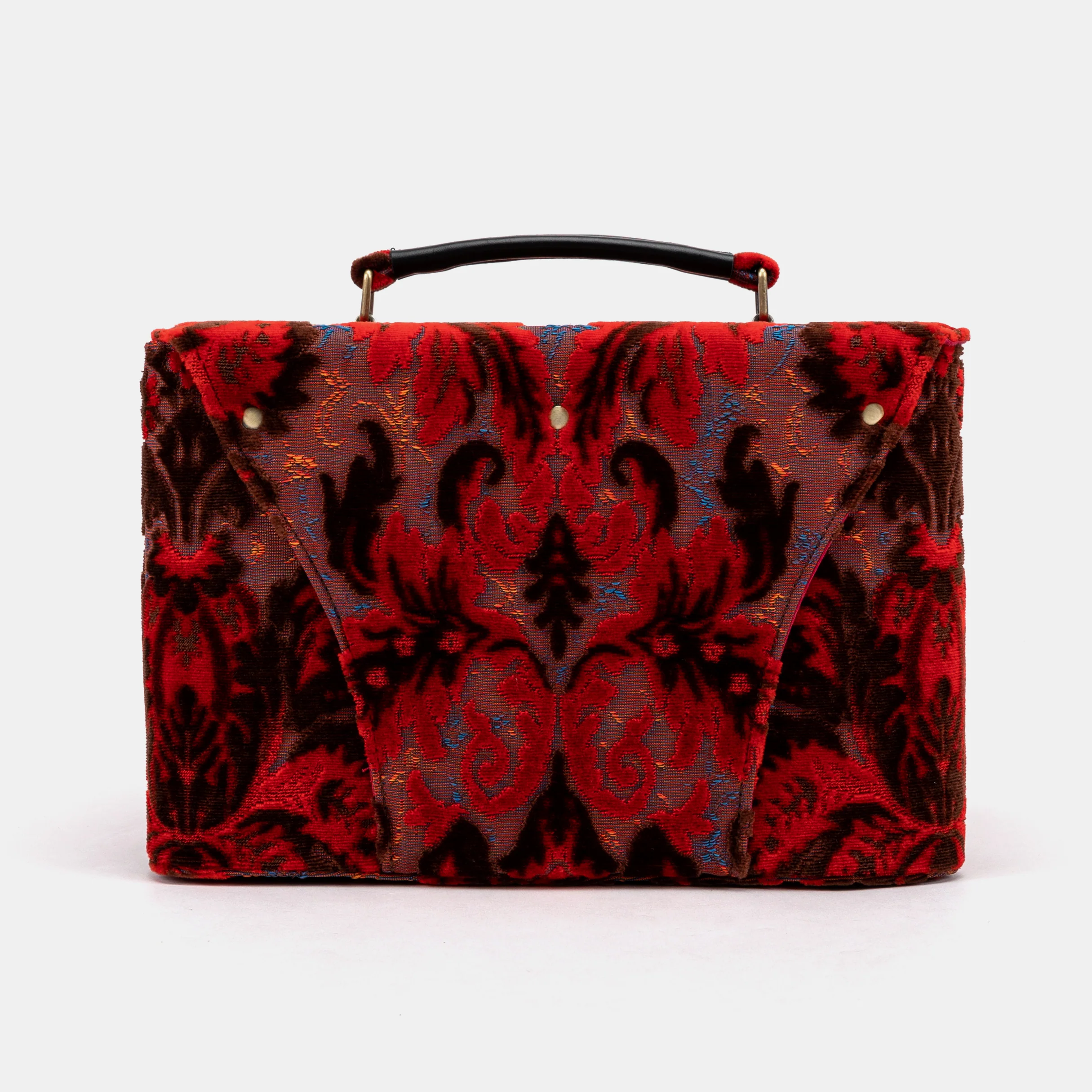 Burnout Velvet Revival Scarlet Josephine Large Train Case - Image 4