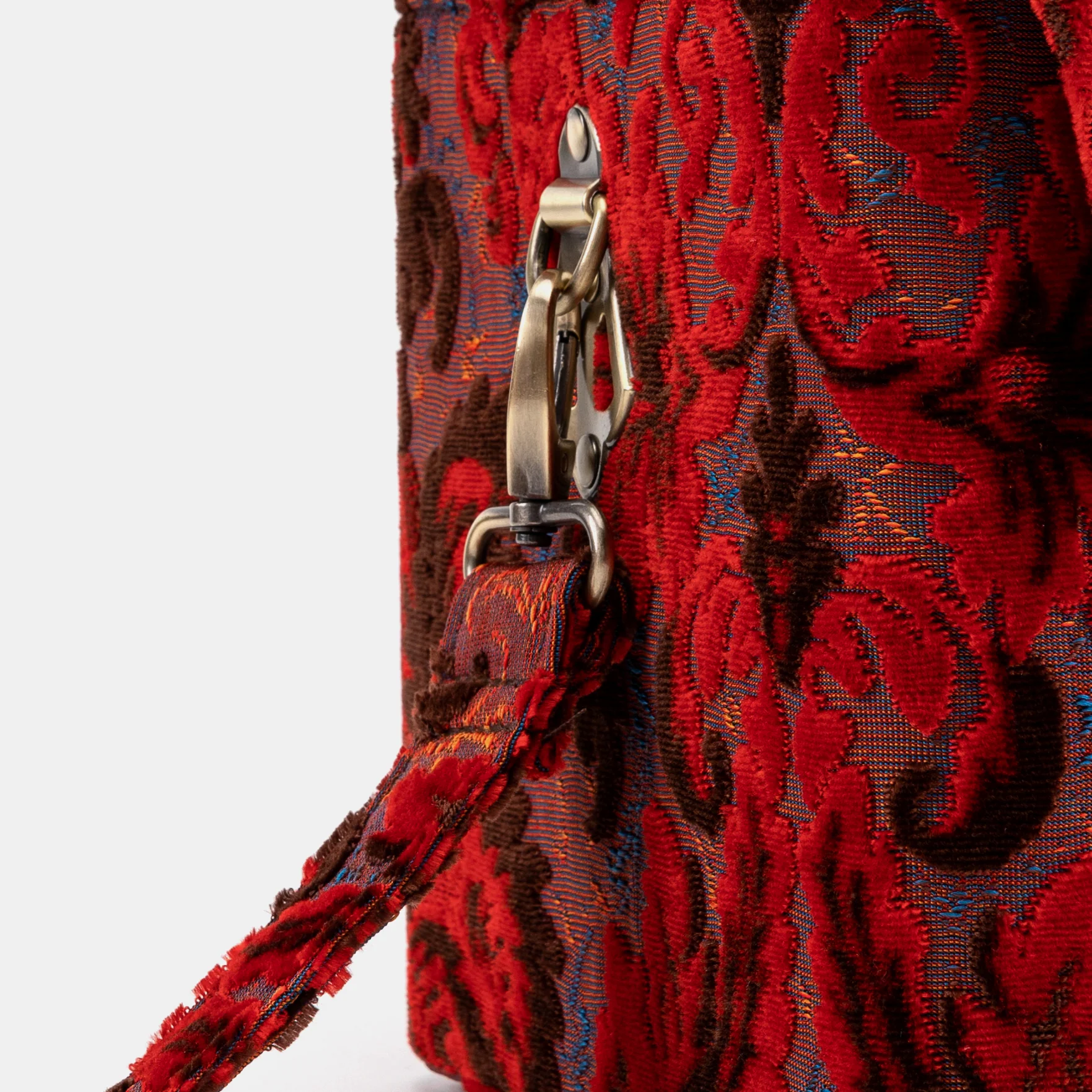 Burnout Velvet Revival Scarlet Josephine Large Train Case - Image 7