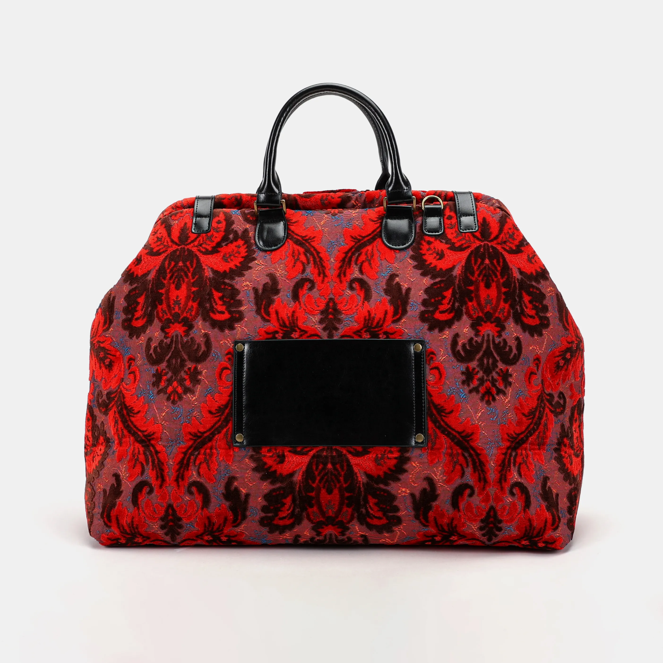 Burnout Velvet Revival Scarlet Men's Carpetbag - Image 4