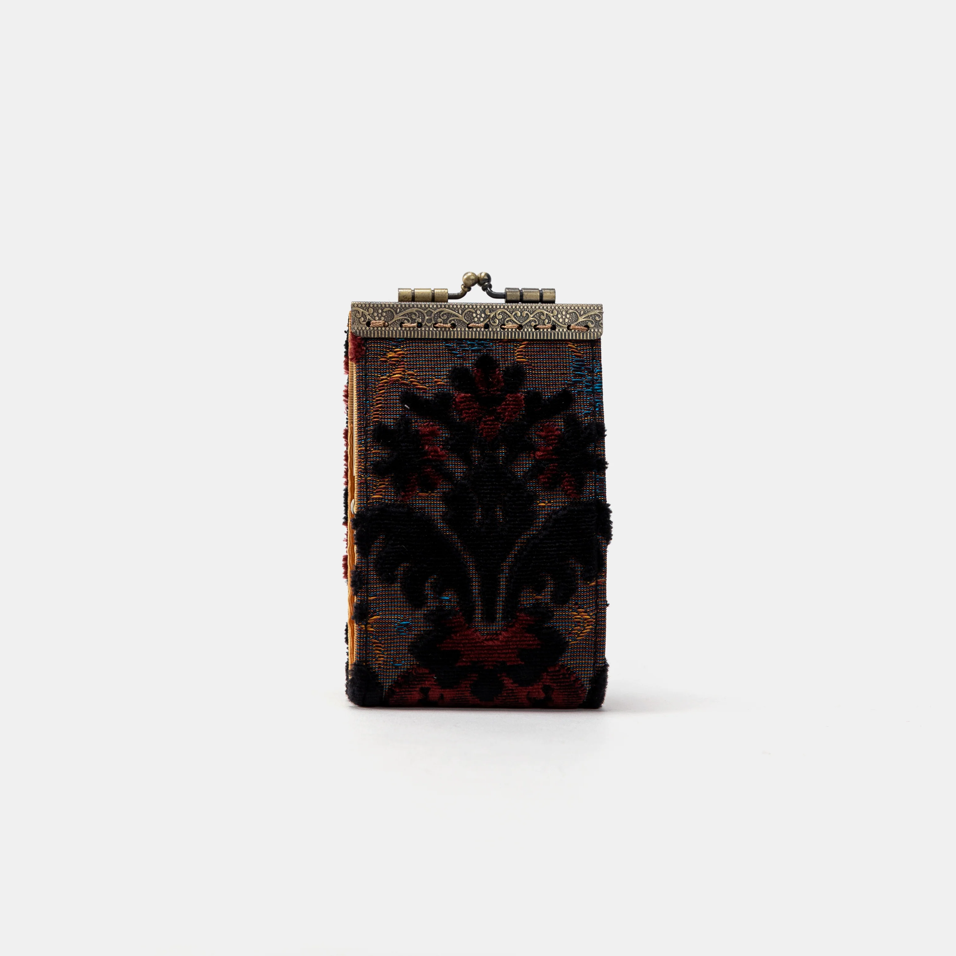 Burnout Velvet Revival Sephia Card Wallet - Image 2