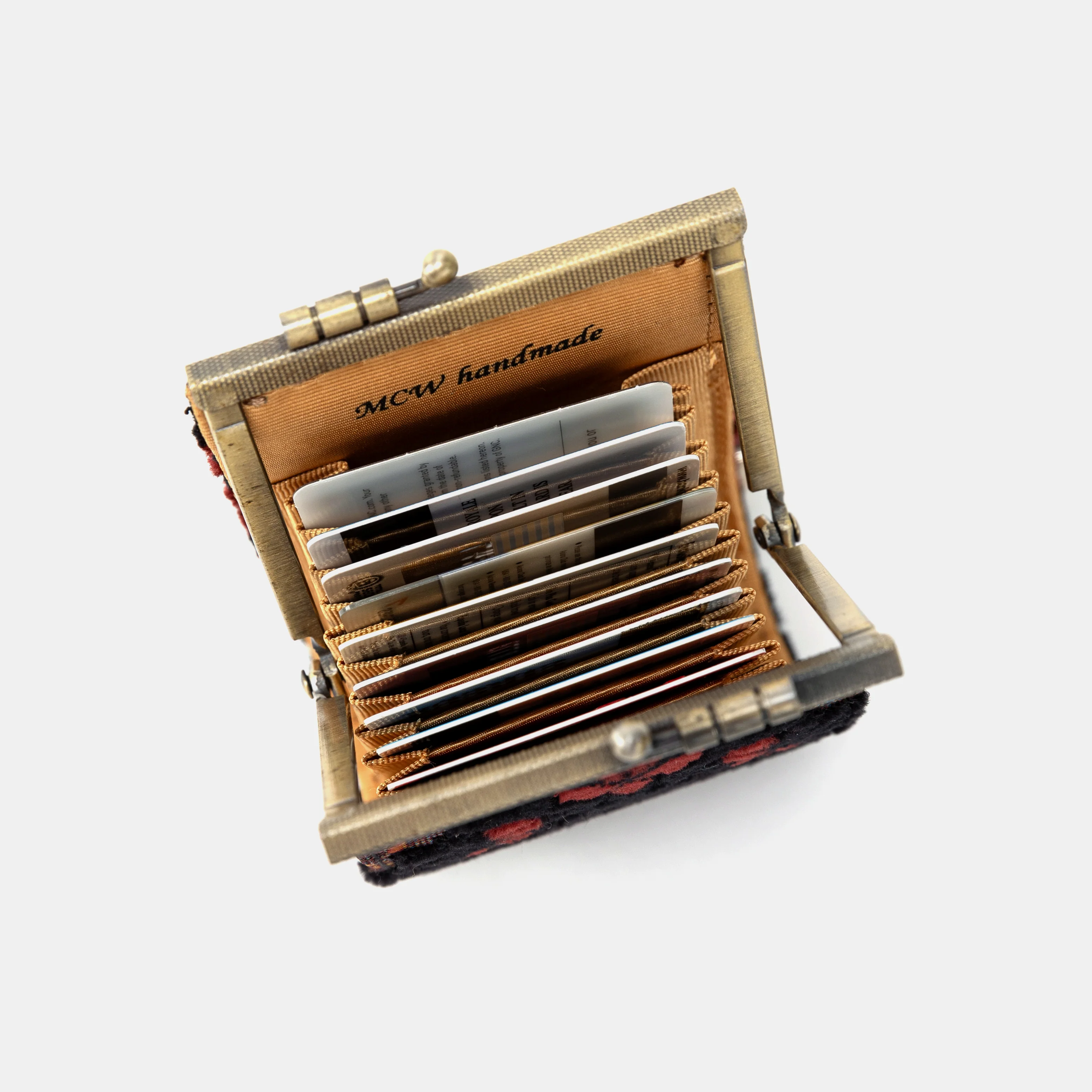 Burnout Velvet Revival Sephia Card Wallet - Image 5