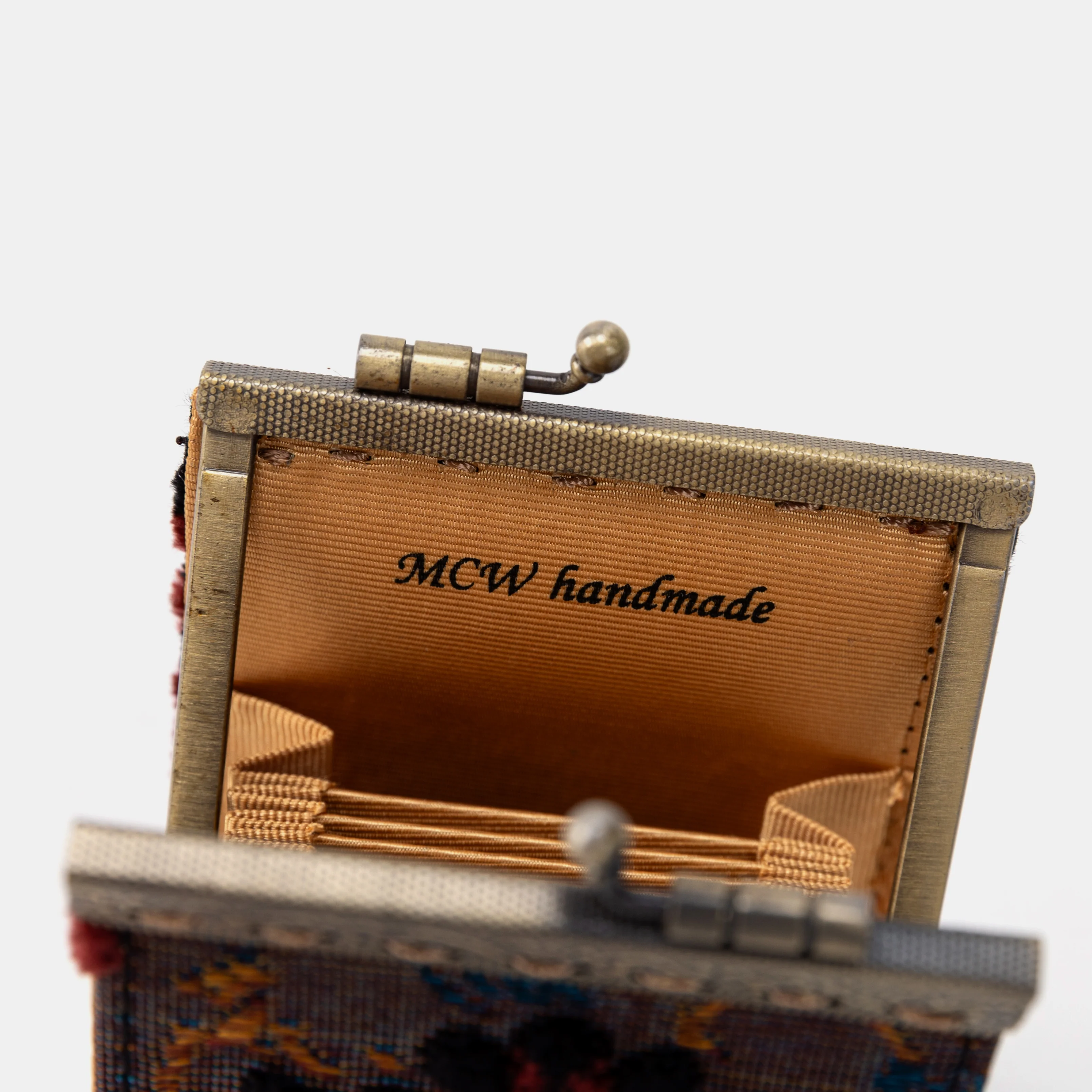 Burnout Velvet Revival Sephia Card Wallet - Image 7